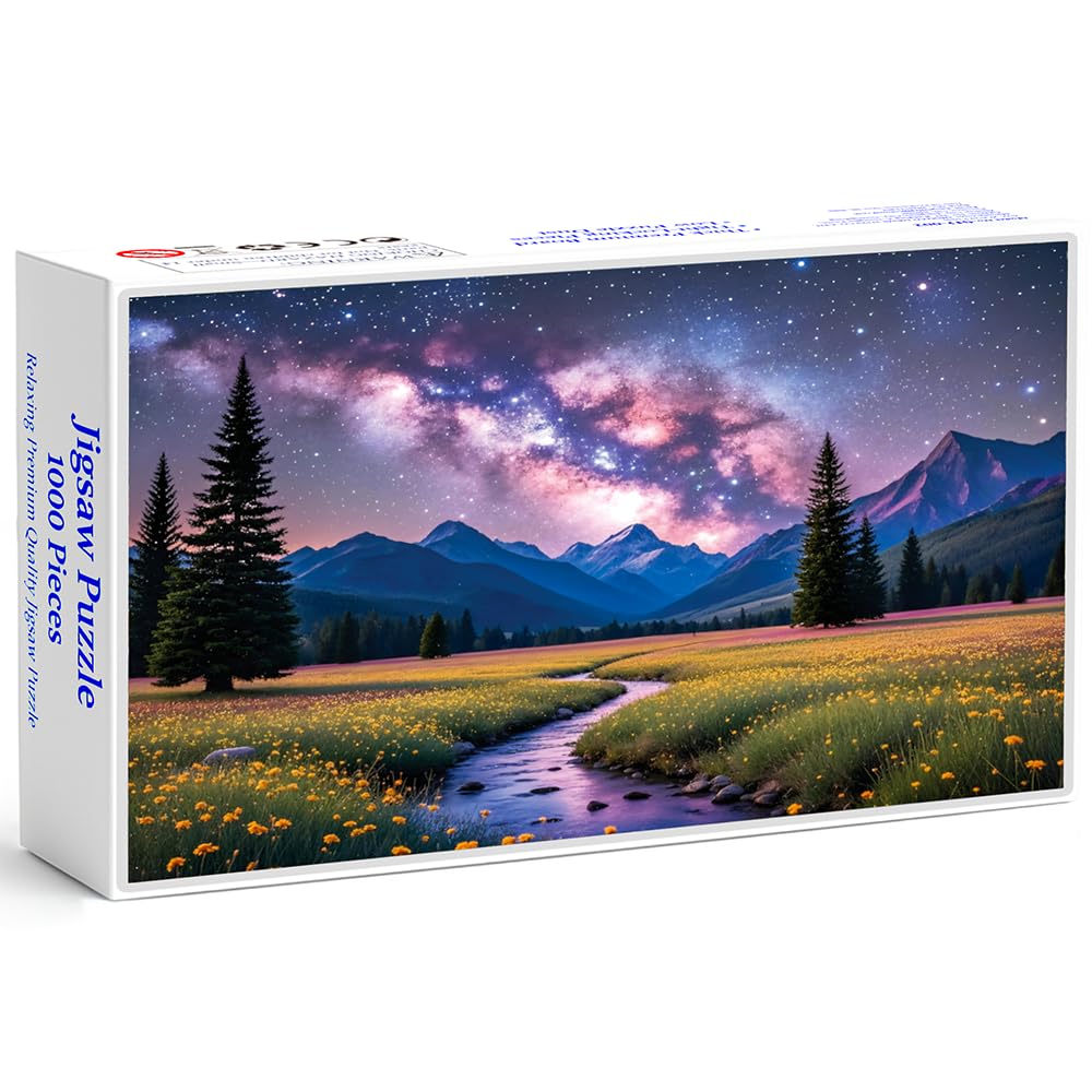 Photo 1 of ** factory sealed **
Windgift Puzzles for Adults 1000 Pieces - Starlit Meadow Colorful Jigsaw Puzzles, Fun Family Game, Challenging Brain Teaser, 28 x 20 in, Great Gift Idea & Home Decor (Starlit Meadow)
