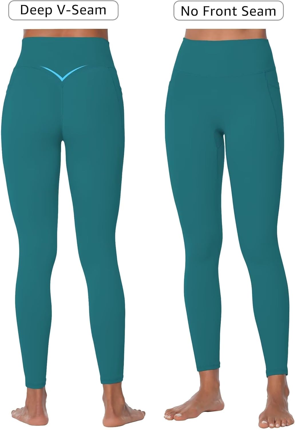 Sunzel Sunzfly Workout Leggings for Women, Tummy Control Compression Workout Gym Yoga Pants, High Waist & No Front Seam Lycra - Image 3