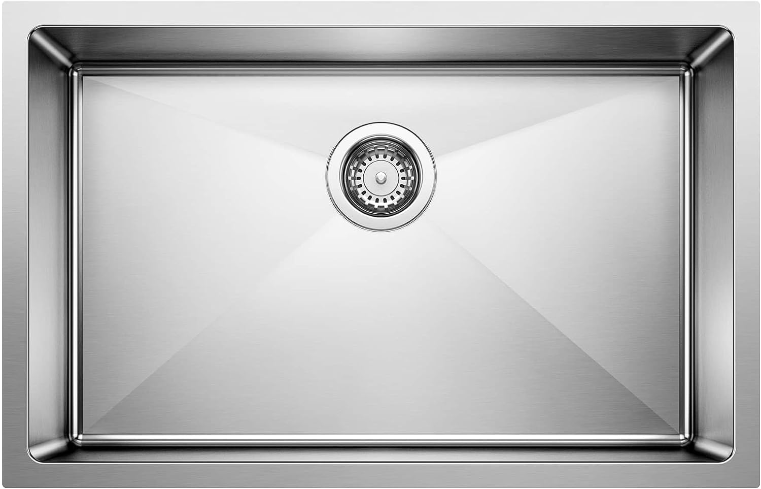 BLANCO 524755 CUVEE 17" Undermount Bar Sink, Stainless Steel