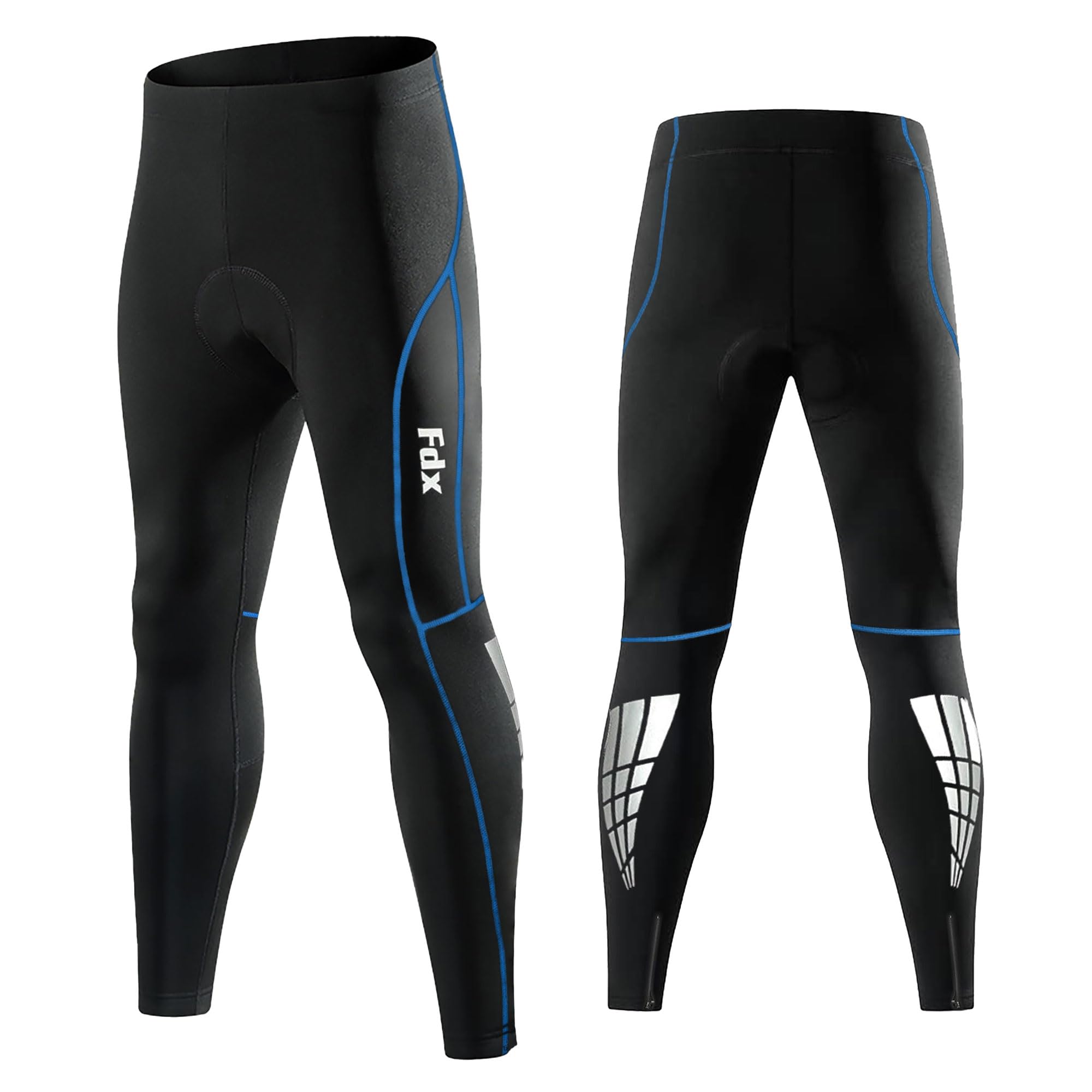 fdx Men’s Cycling Tights, Lightweight, Breathable, 3D Padded, Cycle Trousers, Outdoor Bike Riding Pants, Quick Dry, Highly Elasticated Lycra Bicycle Leggings, Spring, Summer, Autumn-picture-52