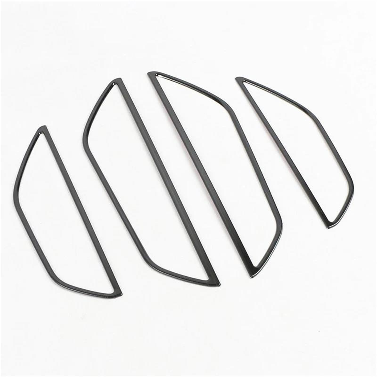 for Q3 2019-2022 Car Door Audio Speaker Decorative Frame Stickers Interior Accessories Trim Strips WEFOLCC