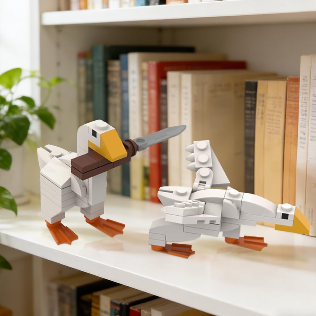 MOC-52526 Geese Building Blocks Set, Creative Animal Bird Model Building Kit for Adults to Build, Home and Office Decor & Ideal Gift for Women, Men, Her or Him (81 Pieces) image 3