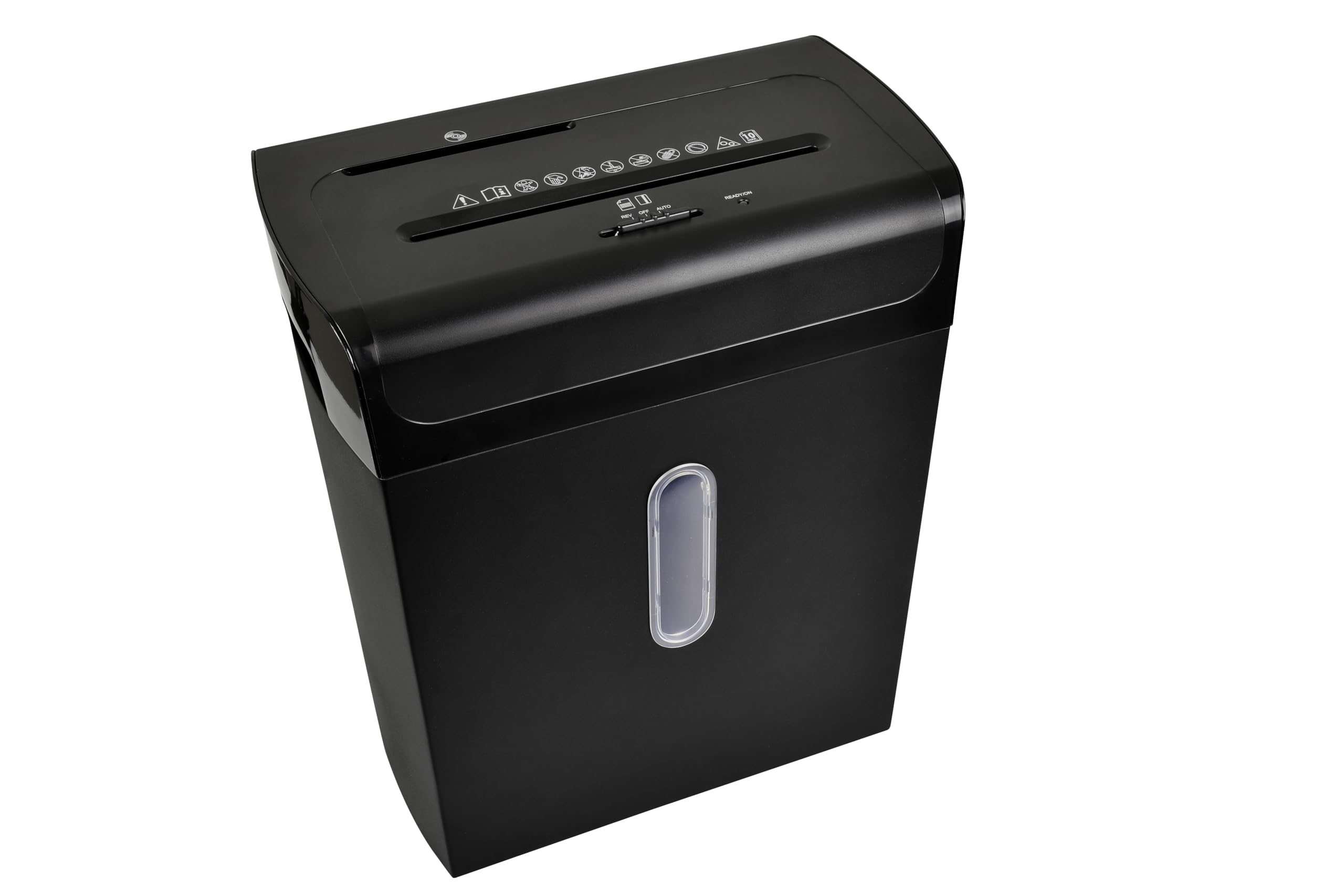 monolith - Distruggidocumenti da 20 L a taglio incrociato 5 x 16 mm | Distruggidocumenti con contenitore di raccolta per la distruzione sicura dei documenti