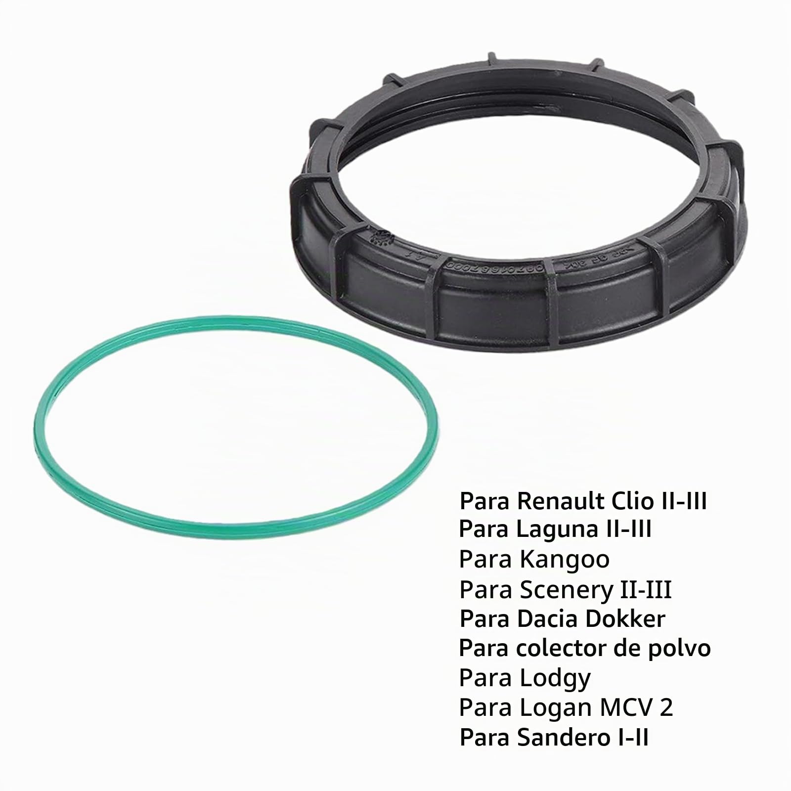 GVSS - Junta de sellado para bomba de combustible para Renault 7701207449 | 09701687000,9621364680,Compatible con Dacia,Plástico ABS,Sellado óptimo contra fugas de combustible