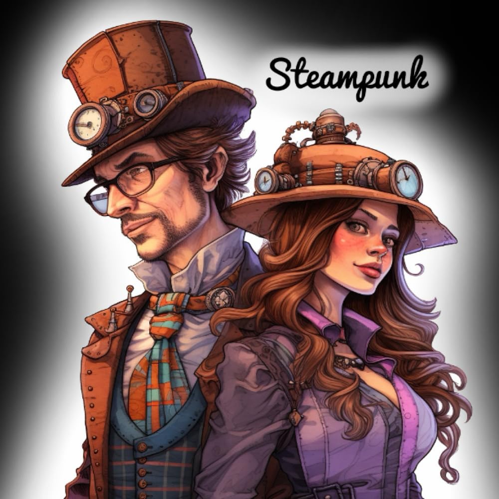 Steampunk Fantasy Coloring Book for Adults (Fantasy Coloring Books)