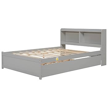 Amazon.com: Pvillez Full Bed Frames, Wood Full Bed Frame