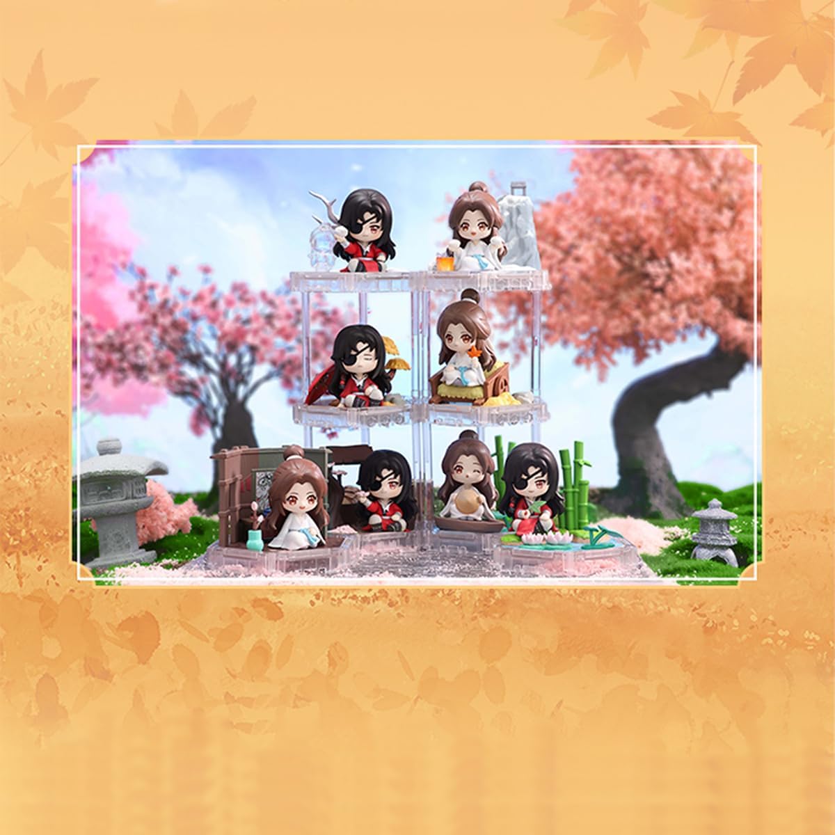 Heaven Official Blessing Blind Box Hua Cheng Xie Lian Chibi Figure Anime Gift (Single (randomized))