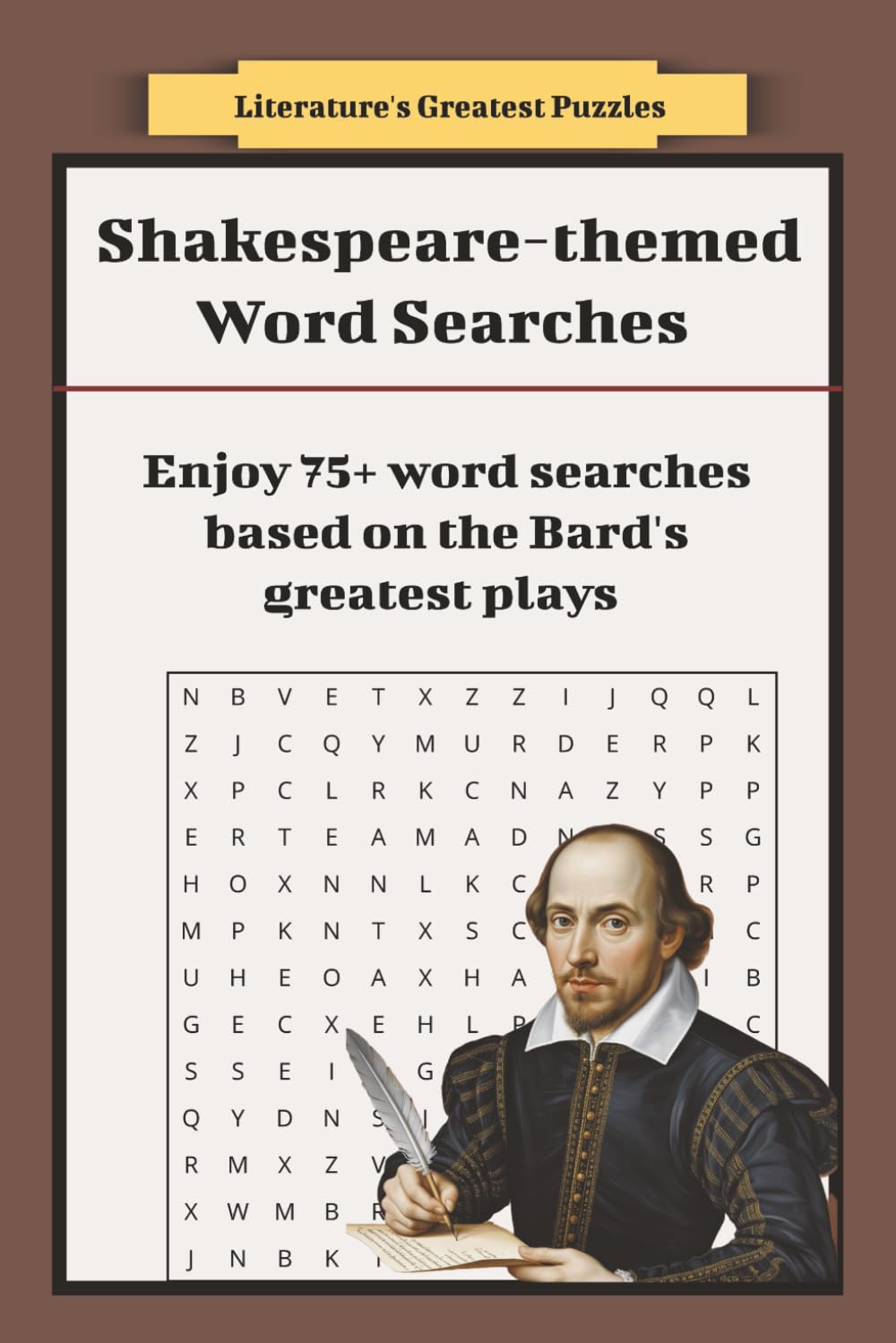 Shakespeare-themed Word Searches: 75+ word searches base on the Bard's greatest plays