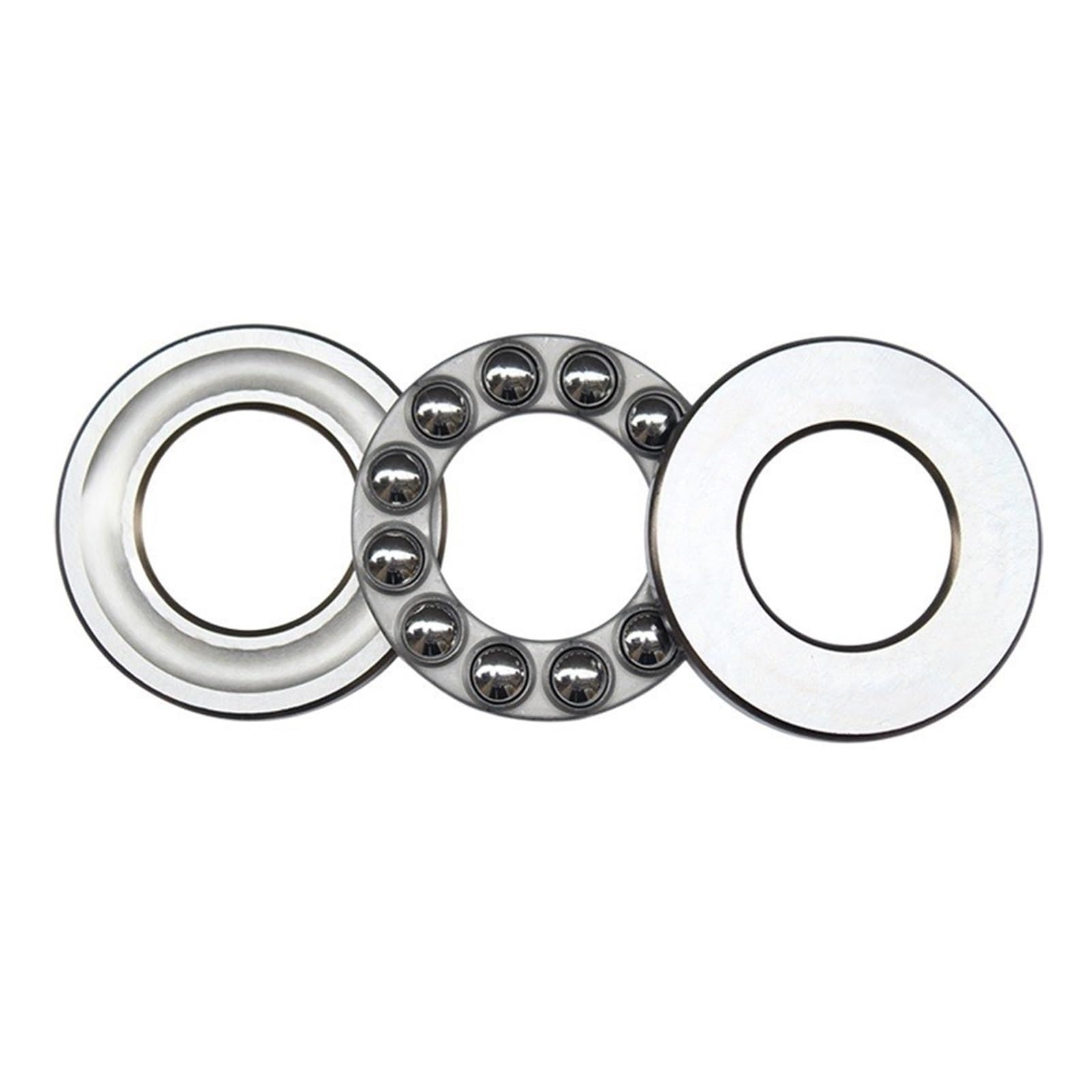 Axialkugellager 51107 51108 51109 51110 51111 51112 51113 (Color : Silver, Size : 51112 60x85x17mm)