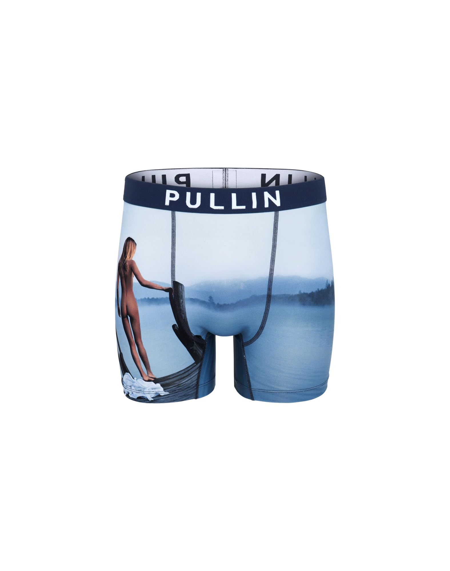 PULLIN - Boxer Long BAINDEMINUIT, Bleu, XS,S,M,L,XL,XXL, Boxer, caleçon Boxeur