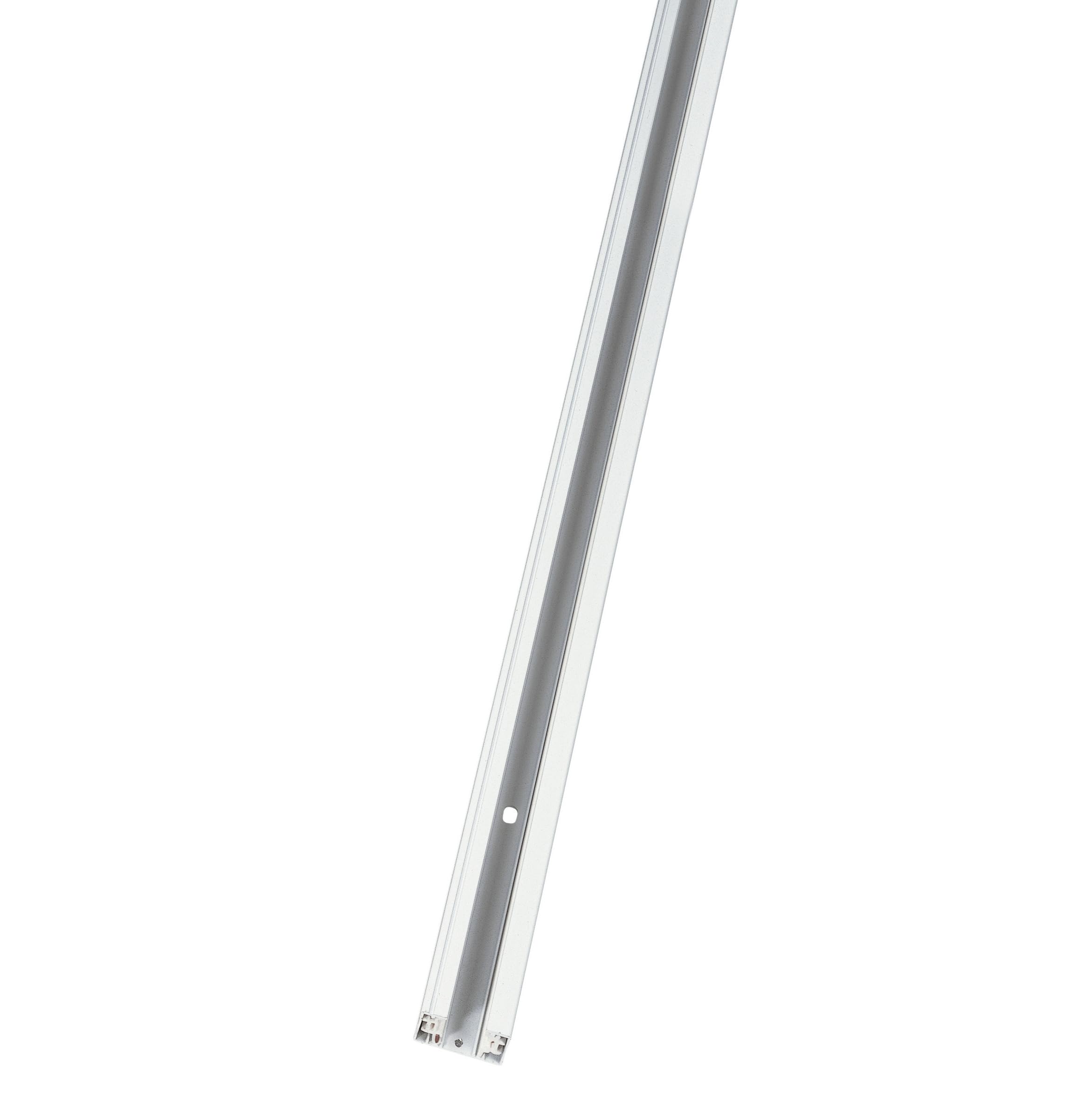 SLV Carril monofásico de superficie 230V – Sistema de iluminación 1 fase para techo o pared – Perfil de aluminio para focos y luminarias – IP20 blanco