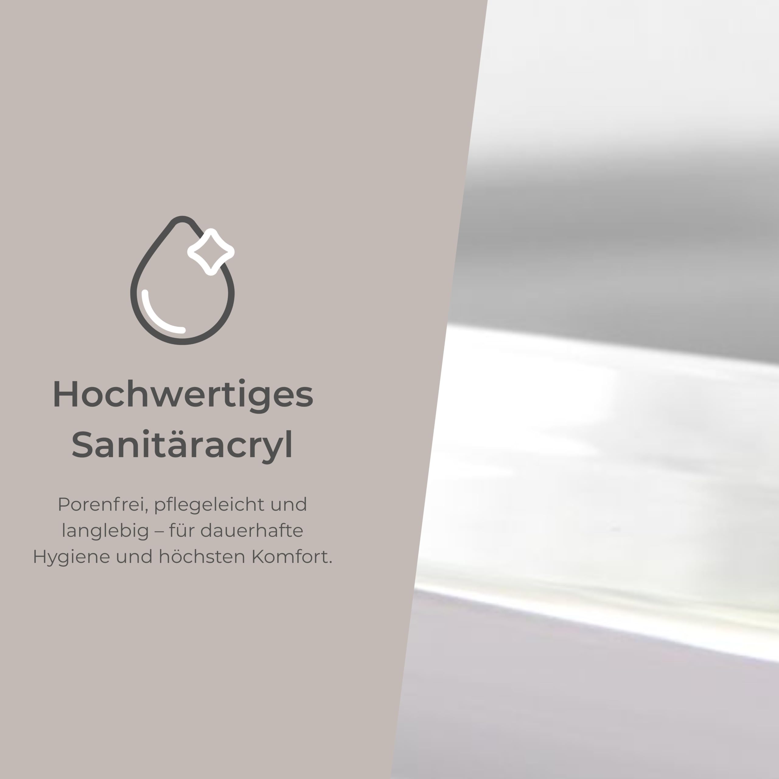 Schulte Badewanne Rio Canto links inkl. vormontierter Schürze, 170x75 cm, Set inkl. Fußgestell und Ablauf aus hochwertigem Acryl in Weiß glänzend