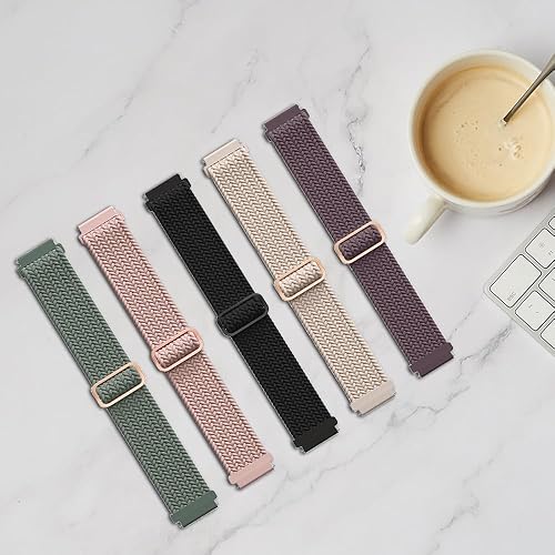 Miniatura 3 de Correa de reloj compatible con Garmin Venu 2 PlusVenu SqVenuVivoactive 3, correa deportiva de 0.787 in para Galaxy Watch 654 Garmin Vivomove Sport,