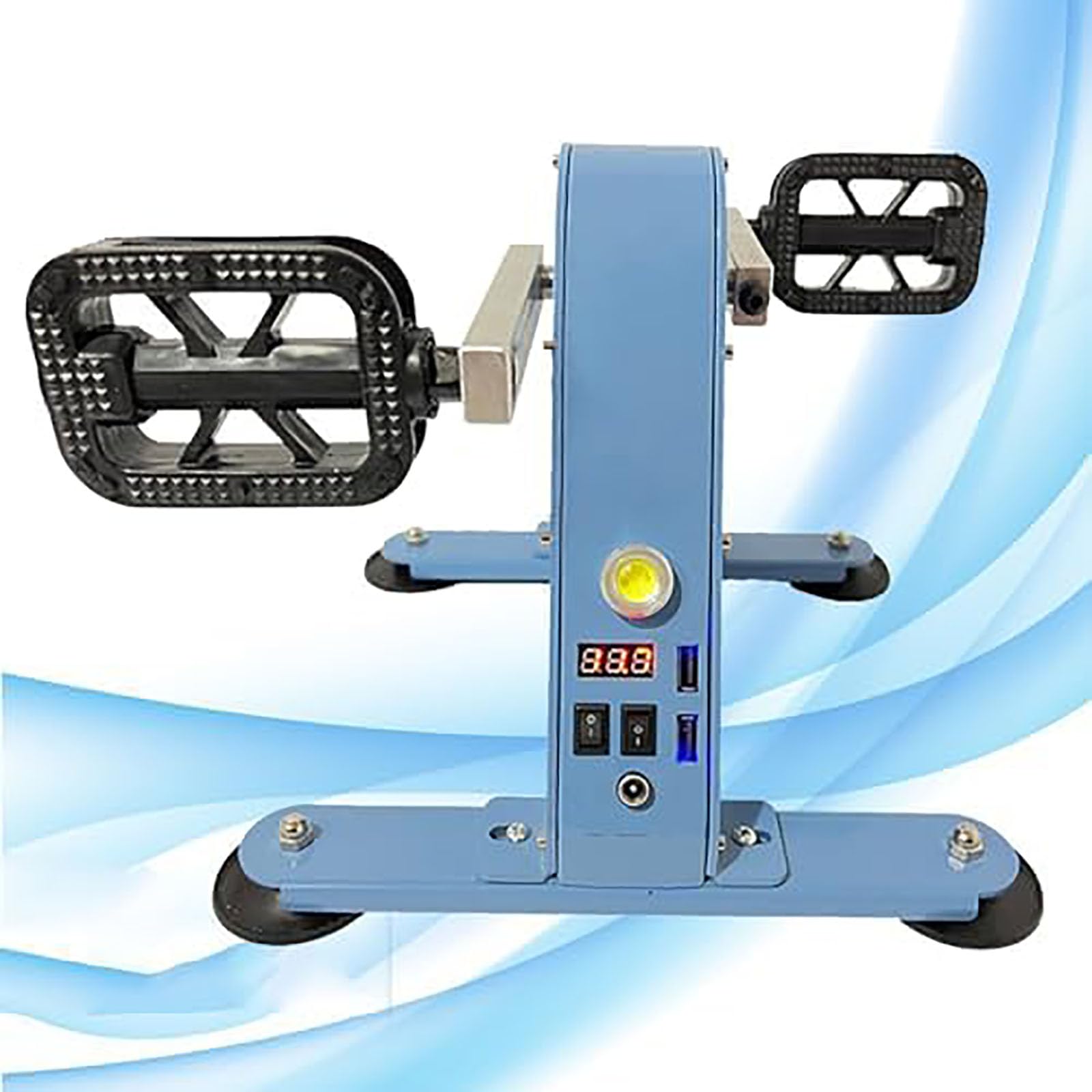 Przenośny generator pedałowy o mocy 100 W do treningu fitness, podwójne wyjście USB, szybkie ładowanie awaryjne, konstrukcja w całości metalowa do rowerów spinningowych.,