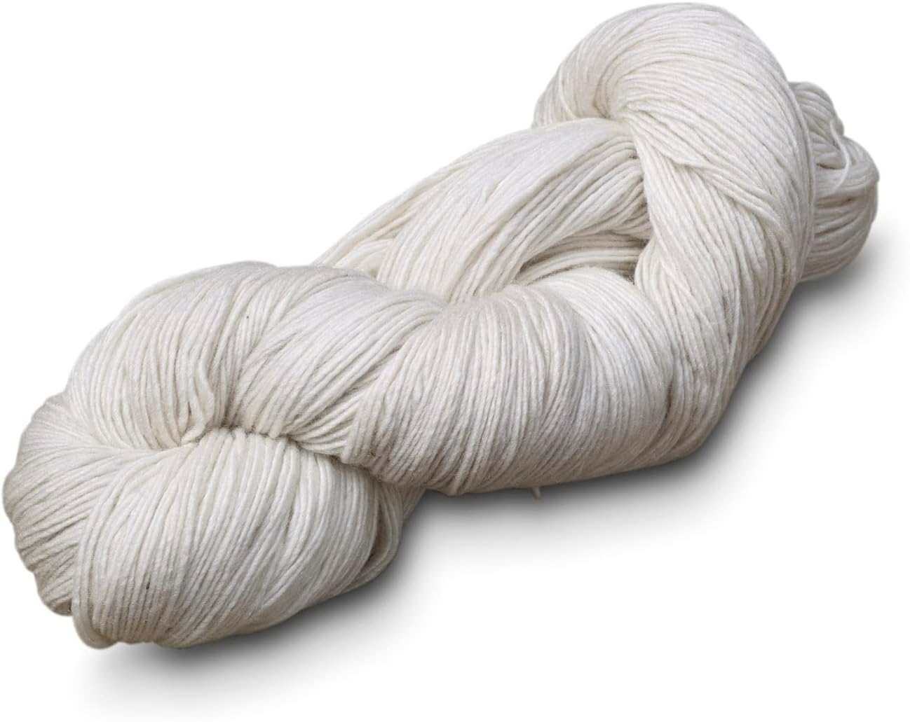Manos Del Uruguay Silk Blend Fino - 100gm 414 Ivory Letter Opener, Hand Dyed Knitting Yarn