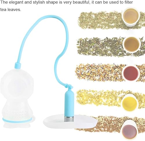 Miniatura 5 de Infusor de té, infusor de té de silicona, 1 infusor de té de silicona con forma de buceador, filtro de filtro para hacer té en casa, regalo de