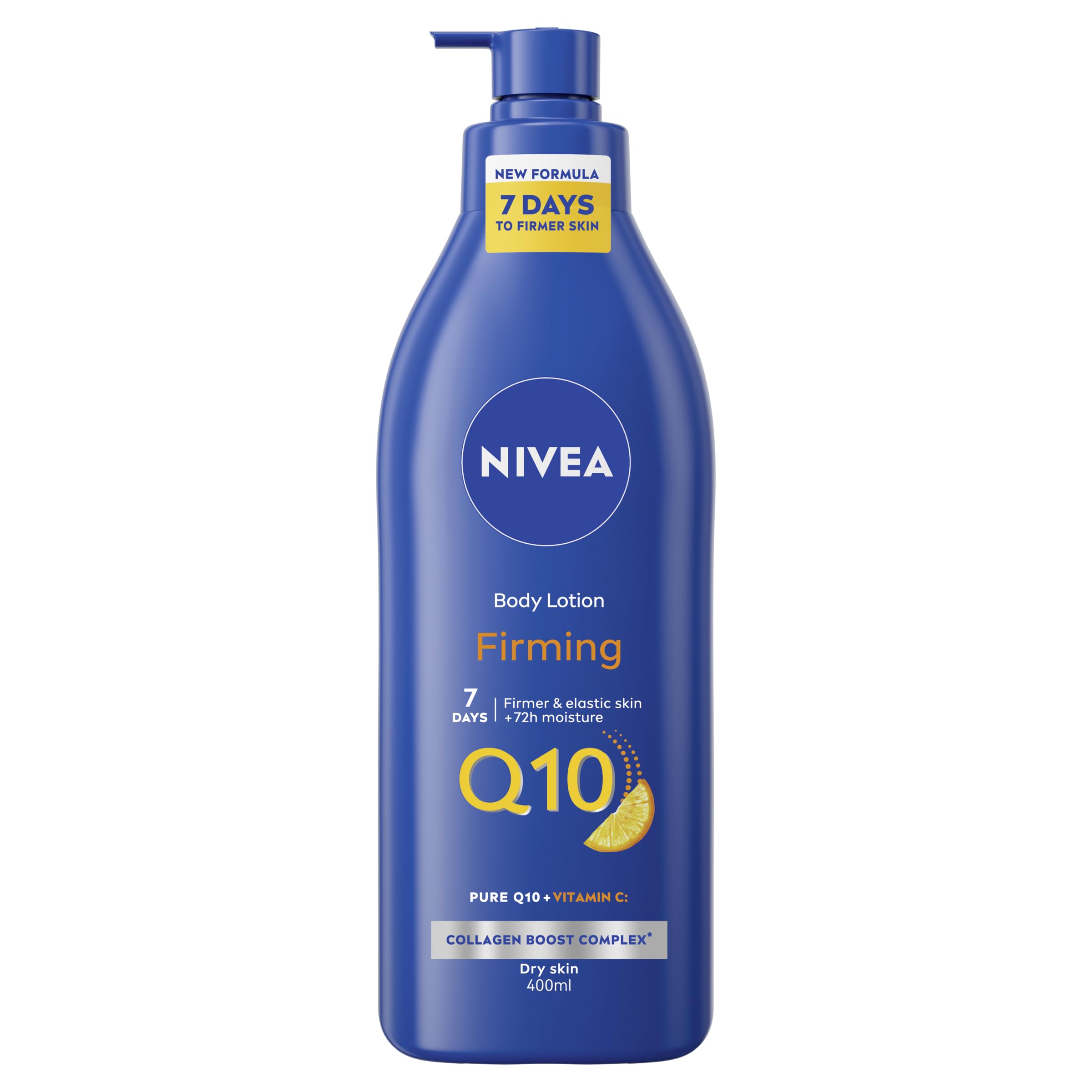 Nivea Q10 Firming Rich Body Lotion With Vitamin C (400Ml), Moisturiser For Firmer Skin With Q10 And Vitamin C, Body Lotion For Dry Skin Pack