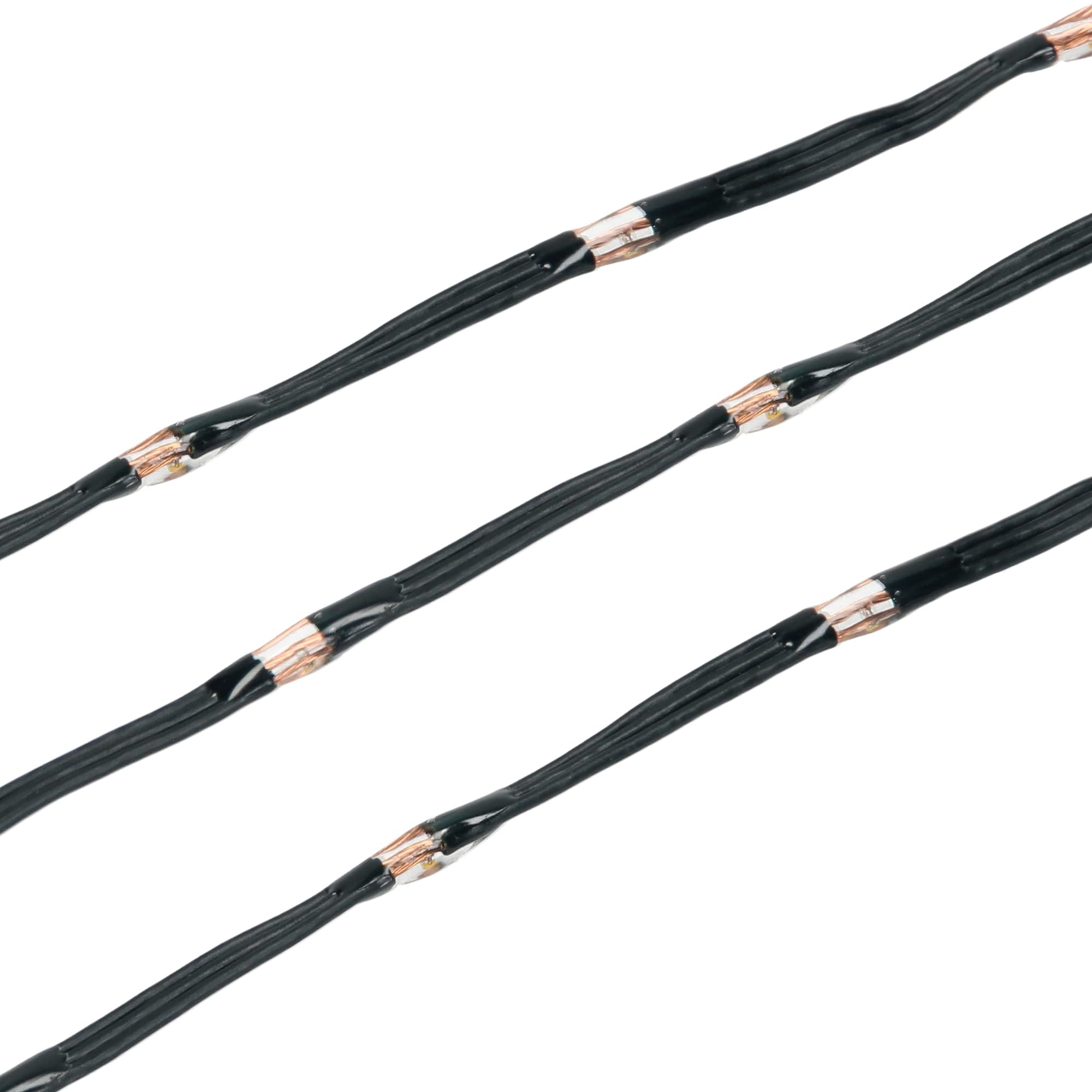 ECD Germany Catena Luminosa a 800 Micro LED 24 m Bianco Extra Caldo 8 Funzioni Alimentazione a Corrente IP44 Impermeabile per Interni Esterni Luci Decorazione Natalizie Grappolo per Albero di Natale