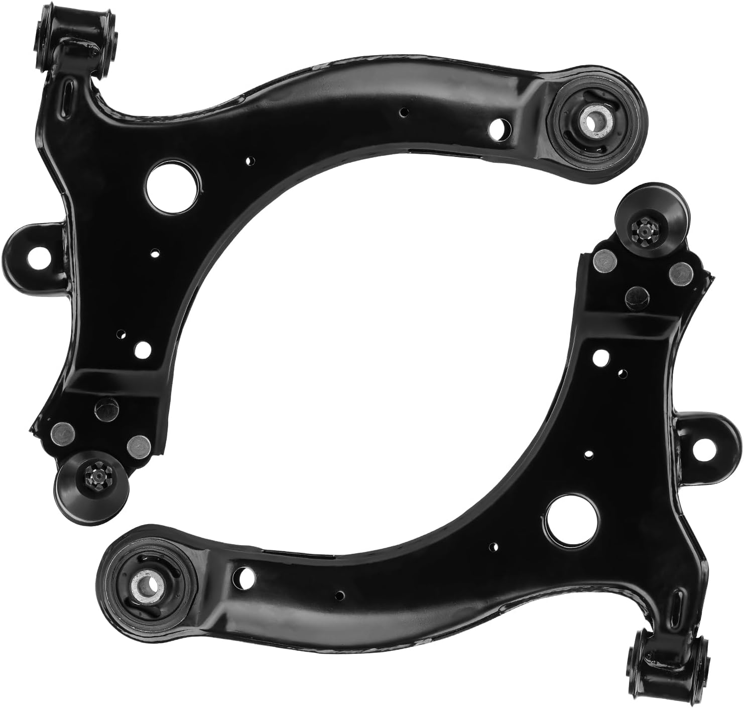 Front Lower Control Arm w/Ball Joint for Buick Allure & Lacrosse 05-09, Chevy Impala 00-13, Venture 97-05, Oldsmobile Intrigue 98-02, Pontiac Montana 99-06, 2Pcs Suspension Kit K80539 K80538