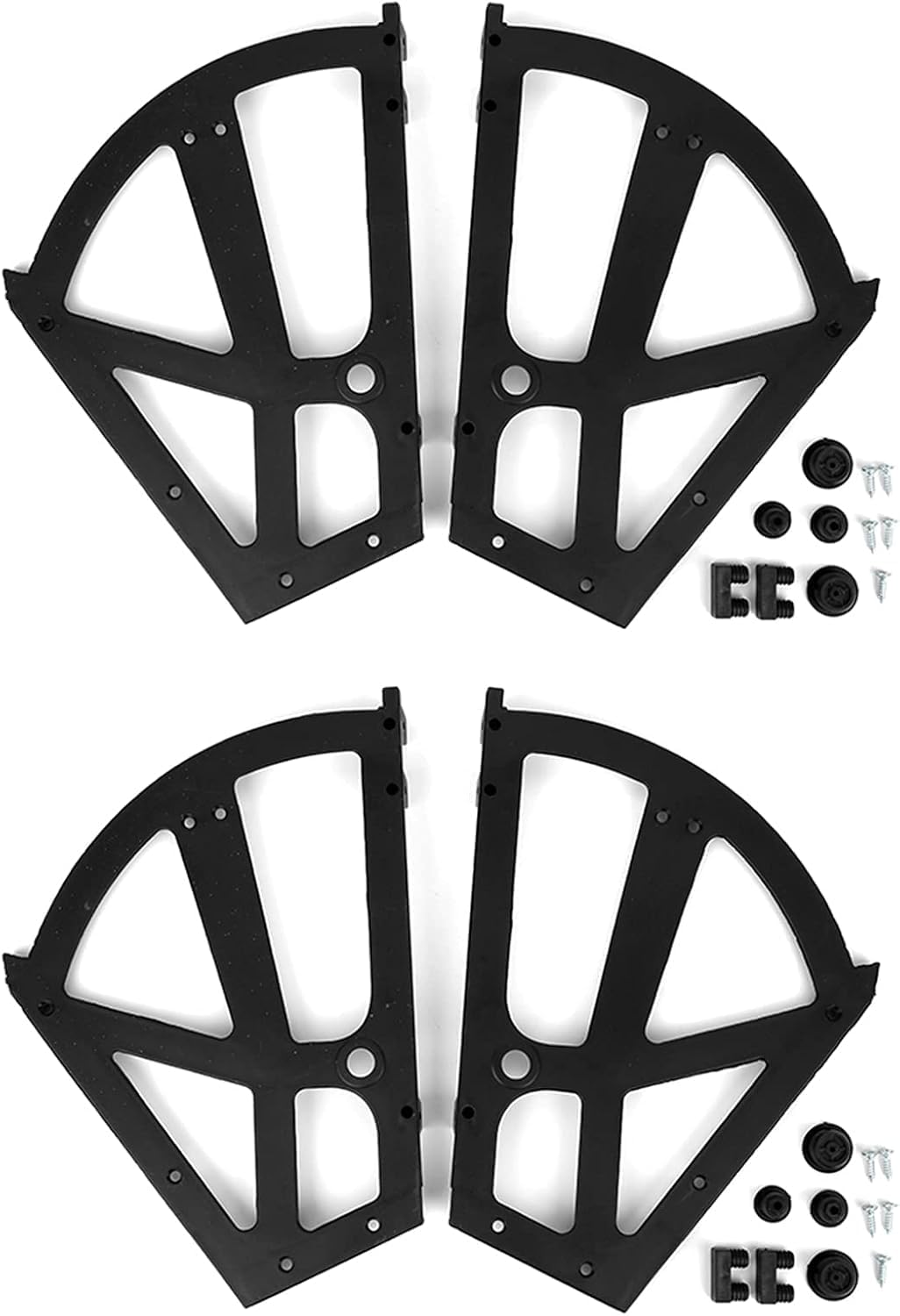 4-Pack Shoe Cabinet Hinges, Heavy Duty Flip Plate Frame Hinges for Furniture Drawers, Shoe Rack & Storage Organizer, Smooth 180-Degree Rotation, Easy Installation Hardware Accessories