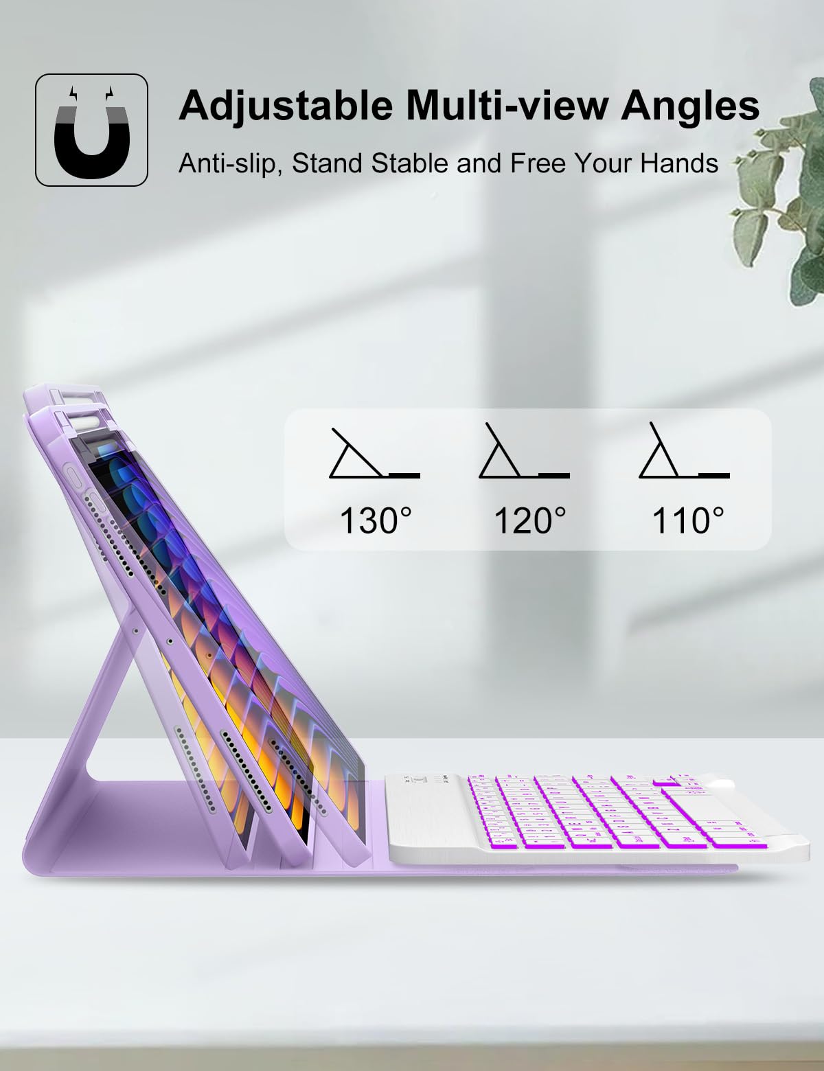 Capa de teclado para Xiaomi Pad 8/8 Pro/7/7 Pro 11,2 polegadas com