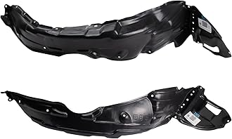TRQ Inner Fender Liner Set Compatible with 2005-2008 Toyota Corolla TO1248119 TO1249119 TO1250118 TO1251118