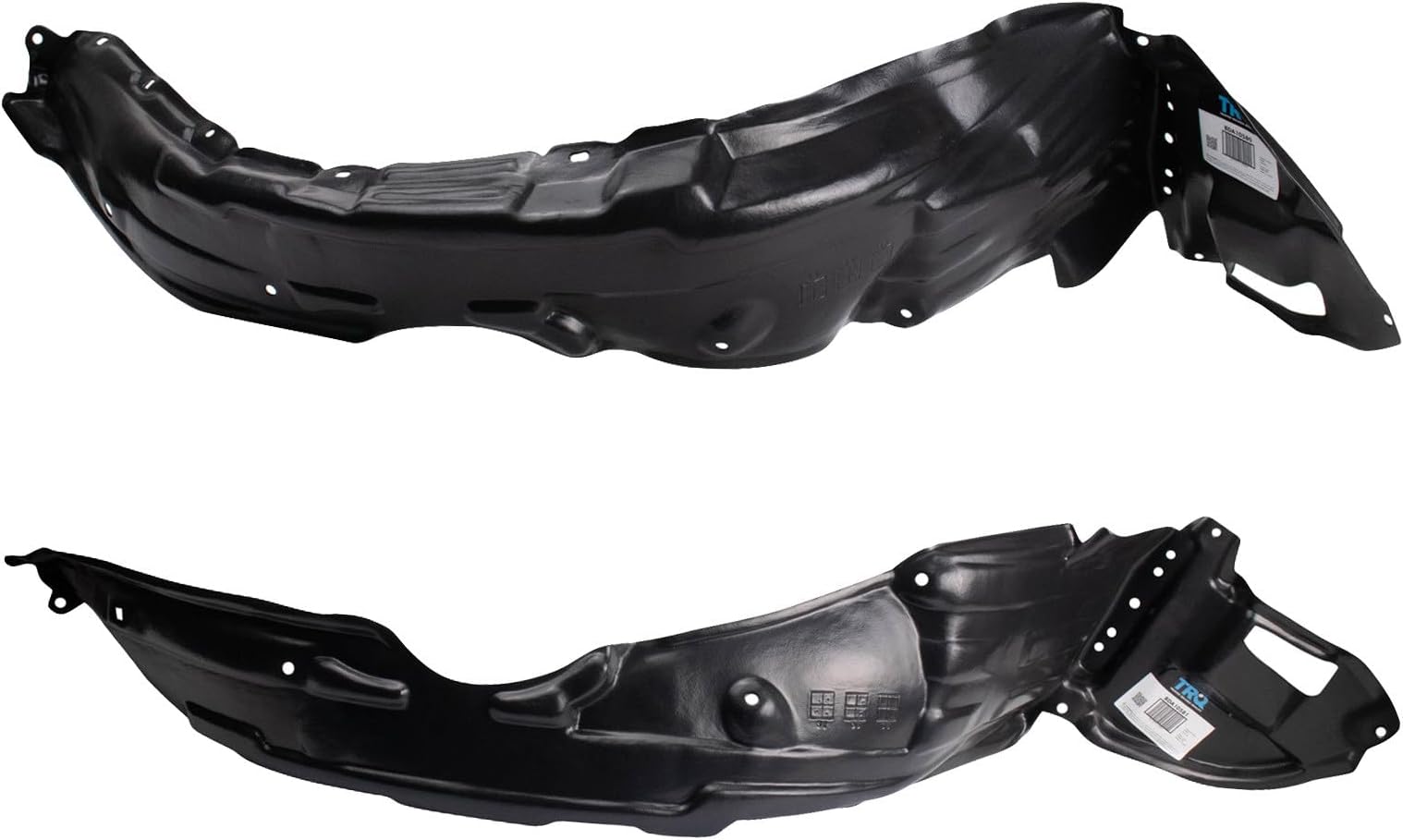 TRQ Inner Fender Liner Set Compatible with 2005-2008 Toyota Corolla TO1248119 TO1249119 TO1250118 TO1251118