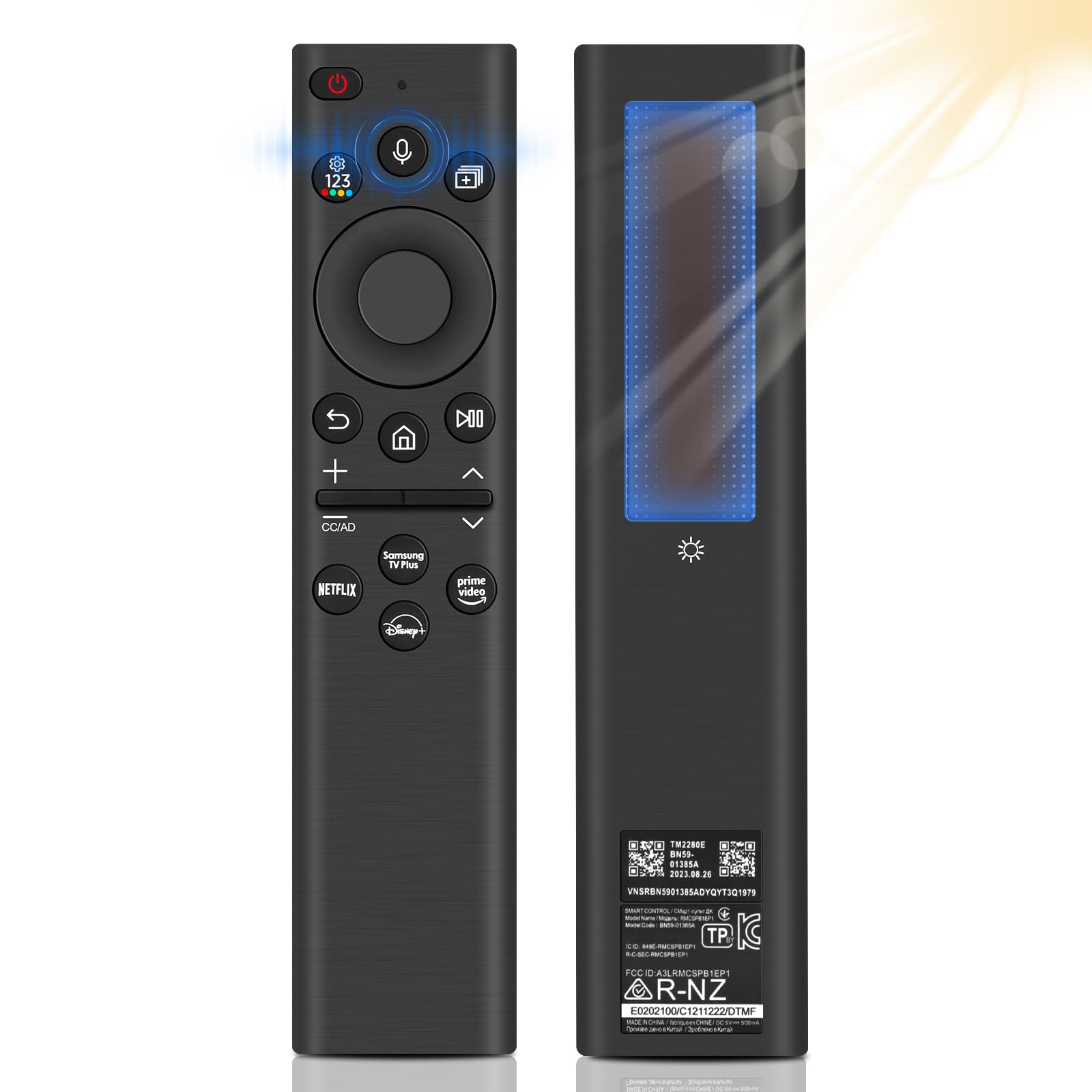 Bn59 01385a Solar Power Voice Remote Replacement For Samsung Frame - Main Image