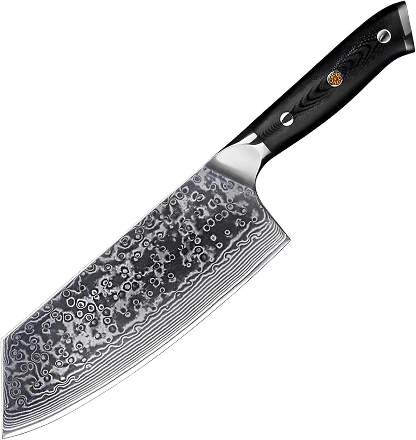 Meat Cleaver, 8 Inch Chinese Chef Knife VG10 Damascus Steel Slicing Knives Sharp Cutting Tools Vegetable Cleaver Knife