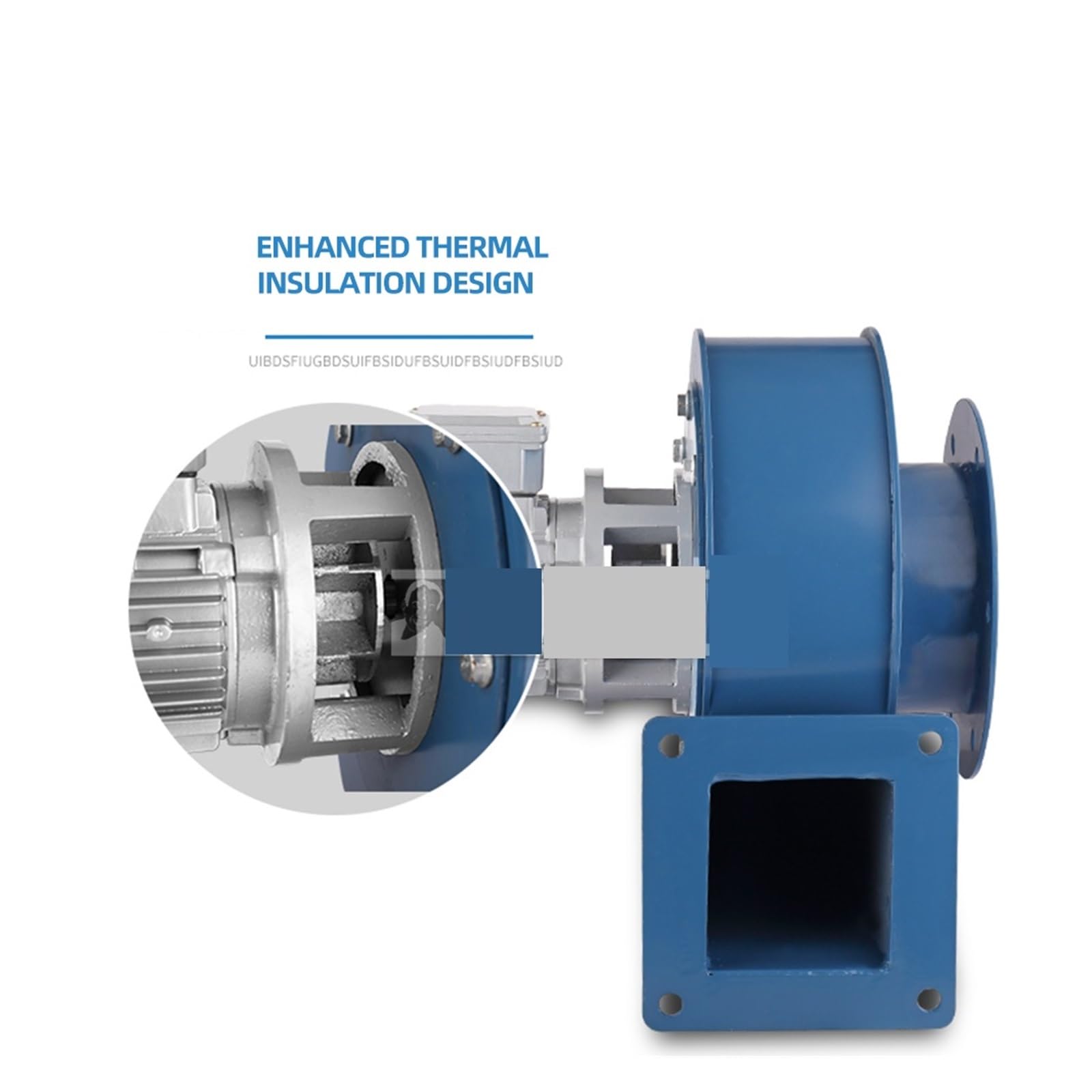 Soffiatore centrifugo Y5-47 Ventilatore a tiraggio indotto for piccola caldaia, Ventilatore centrifugo resistente alle alte temperature for uso domestico Ventilatore di scarico for rimozione polvere i