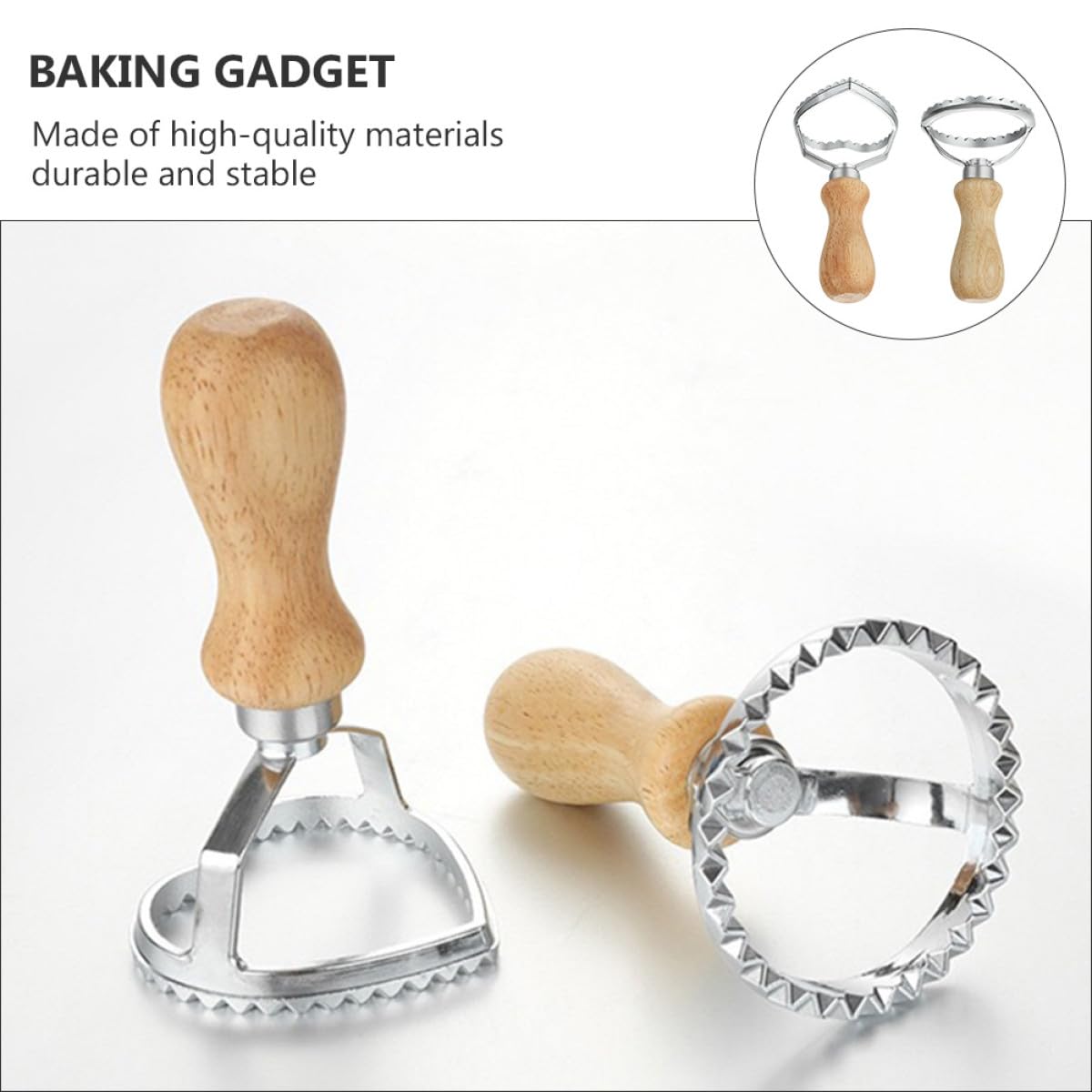 4 Piezas Moldes de Aleación para Galletas y Dumplings Diversas Formas, Herramienta para Hornear Sencilla y Que Ahorra Trabajo, Adecuado para Repostería Casera