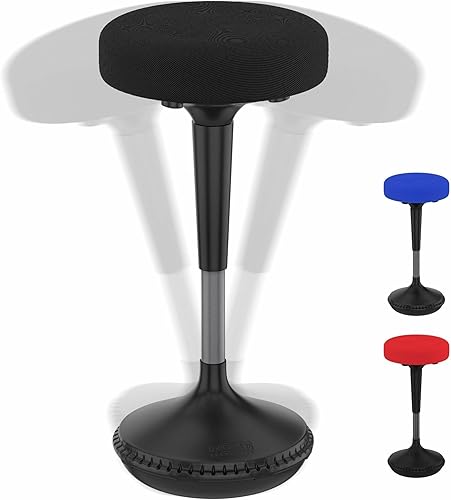 WOBBLE STOOL Silla de escritorio de pie ergonómica alta altura ajustable sentarse de pie equilibrio de oficina barra de dibujo giratorio inclinado