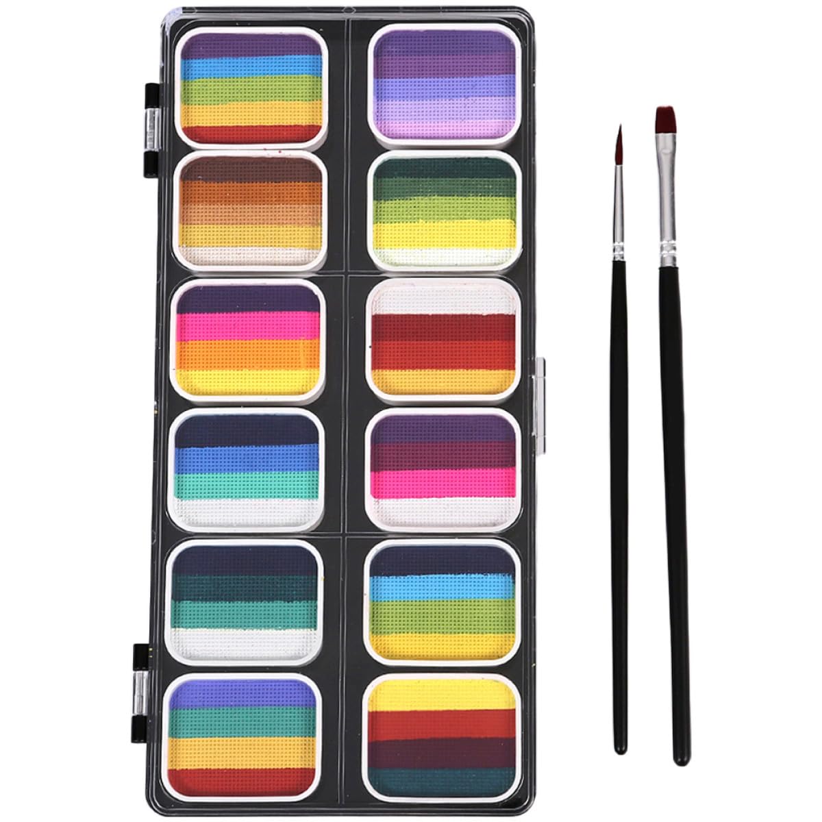 Kit de Pintura Facial para Maquillaje de 12 Colores, Pigmento
