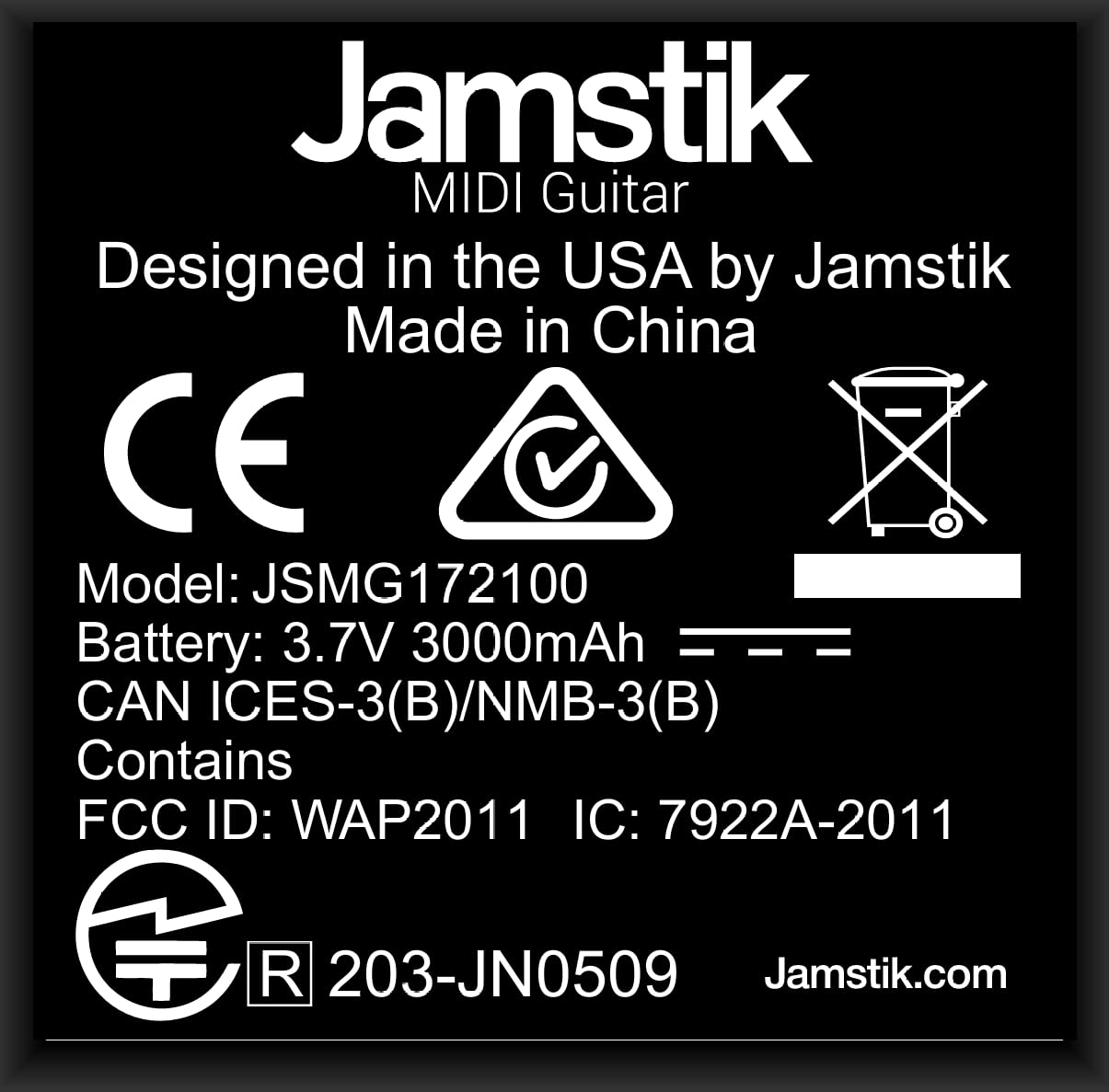 Jamstik Studio MIDI Guitar (Arancione)