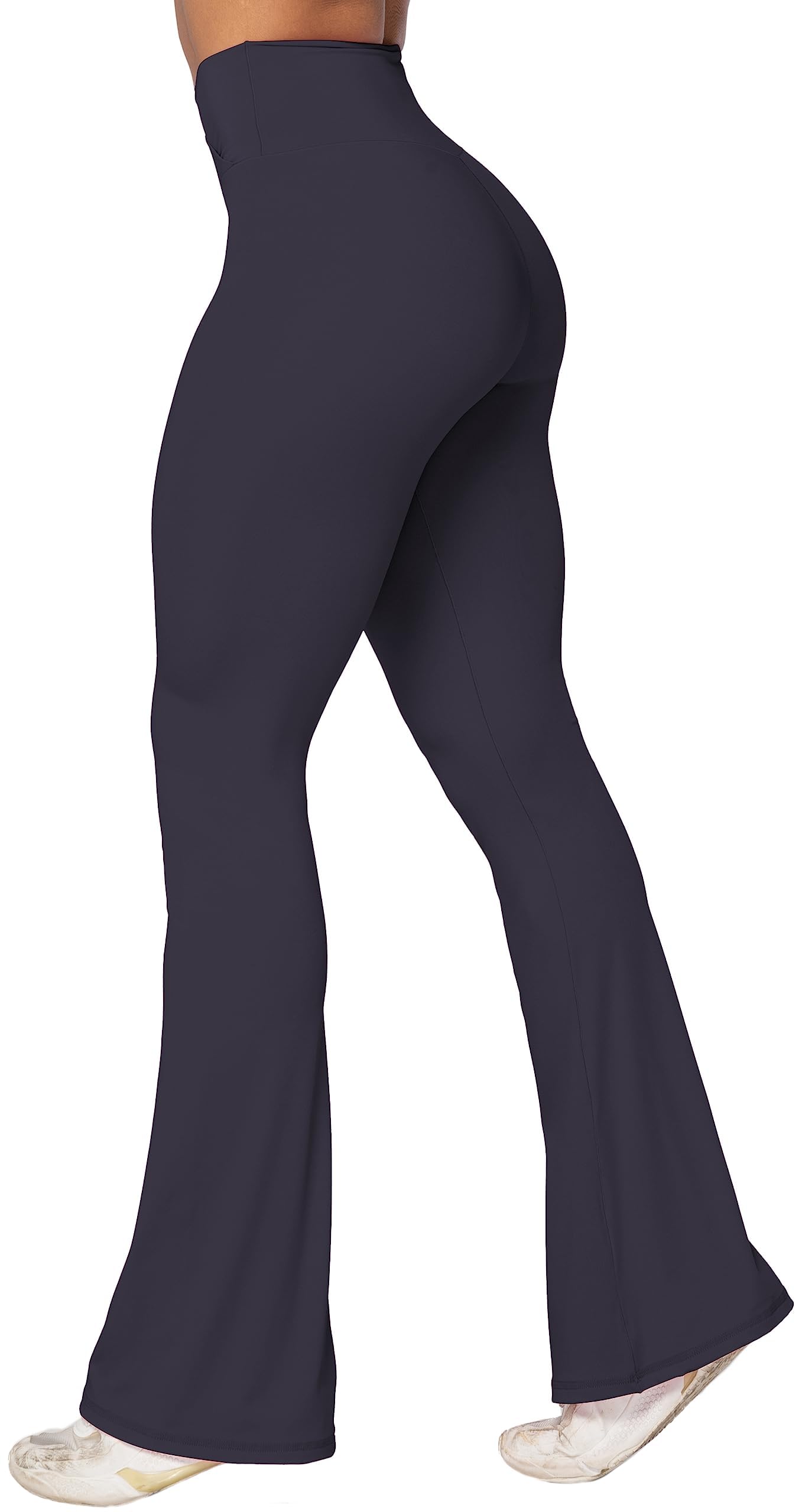 Sunzel Flare Leggings, Crossover Yoga Pants with Tummy Control, High-Waisted and Wide Leg