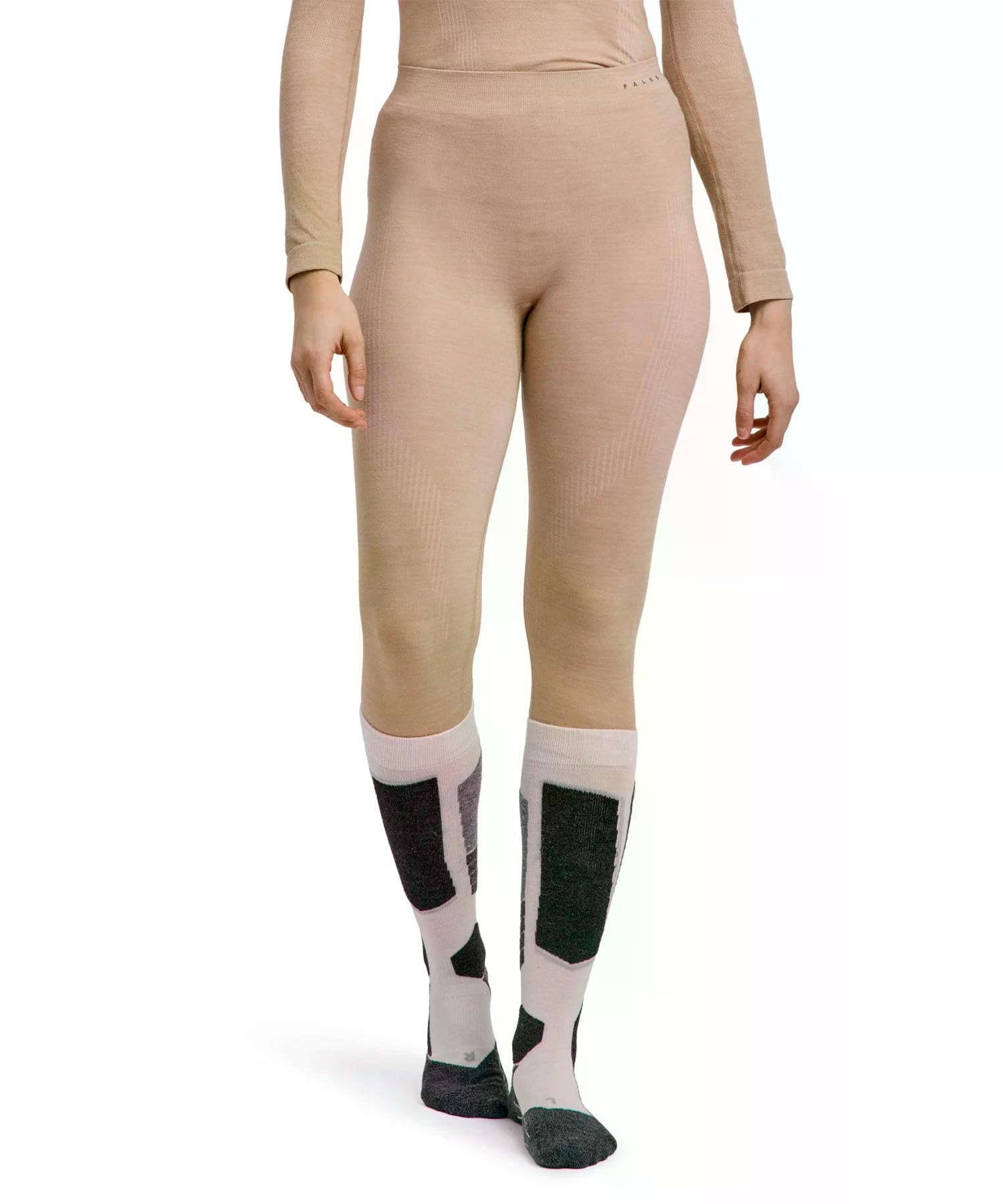 Falke Donna Wool-Tech 3/4 Calzamaglia Sportiva Tecnica Intimo Funzionale