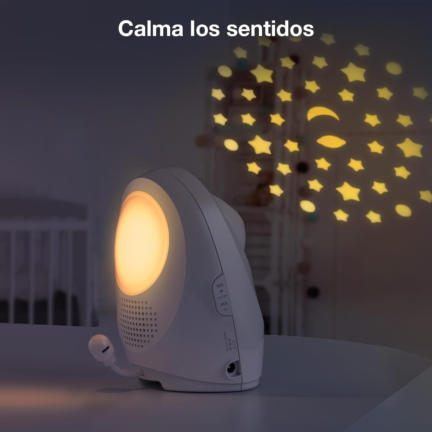 VTech Baby Monitor Digital para bebé: tecnología DECT, función de intercomunicador, indicador de Nivel de Ruido, Sensor de Temperatura, luz Nocturna con Cielo Estrellado y Mucho más,DM1212