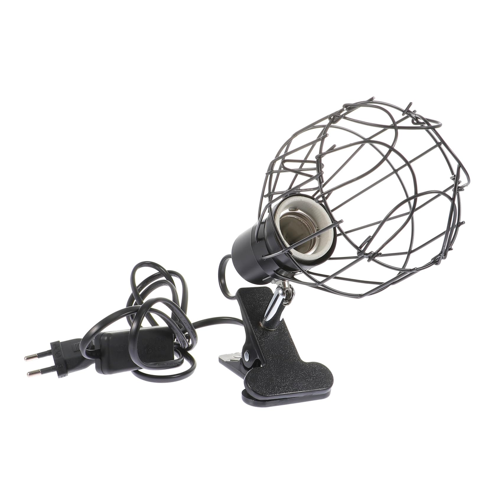 Hohopeti E27 Heizlampe für Haustiere mit Drehbarem Lampenschirm aus Eisen
