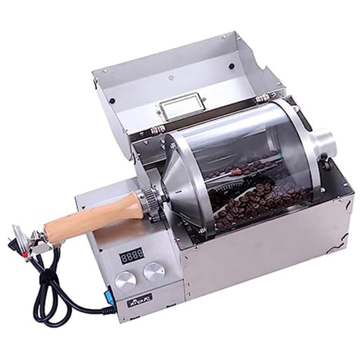GTHTUHFD Electric Drum Coffee Bean Roasting Machine,Electric Coffee Beans Cooking Machine,500G Home Coffee Bean Baking Machine,For Restaurant