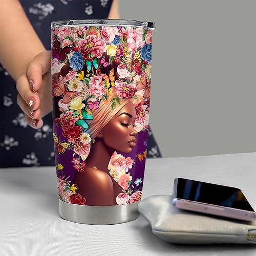 Vista 212 de SANDJEST Vaso inspirador de 20 onzas, regalo cristiano, regalos inspiradores para mujeres, vasos con aislamiento de acero inoxidable motivacional