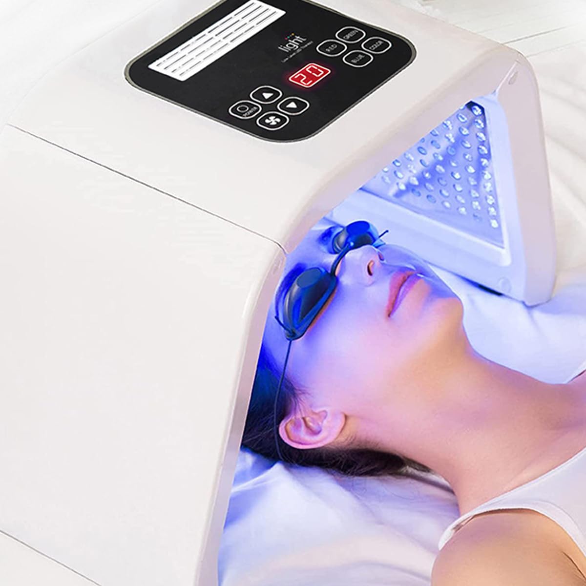 LED Facial Light Theraphy Mask LED-Face-Light-Therapy 7 in 1 Color LED Face Mask Facial Body Beauty Equipment