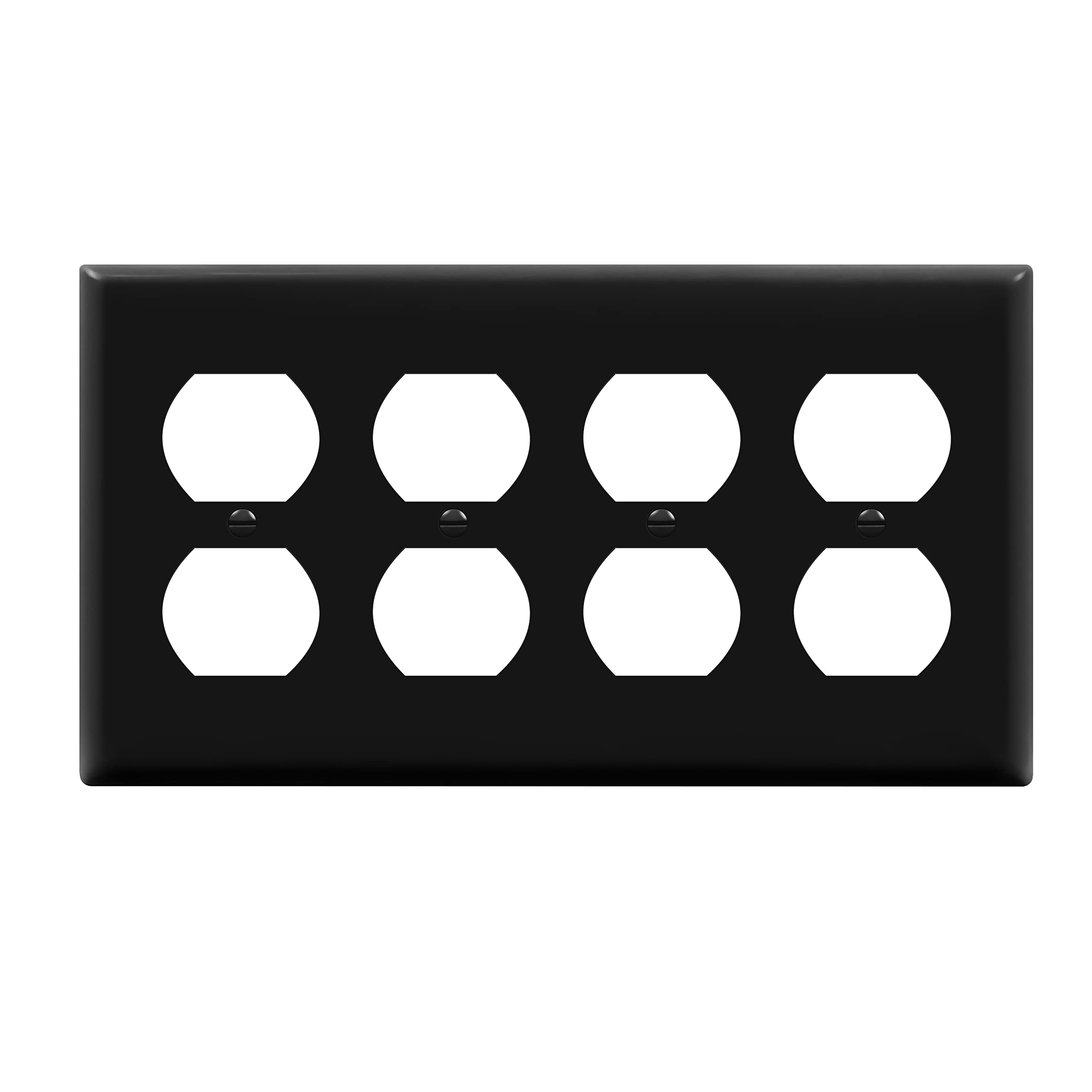 ENERLITES Plaque Murale à Quatre Interrupteurs à Bascule, Taille