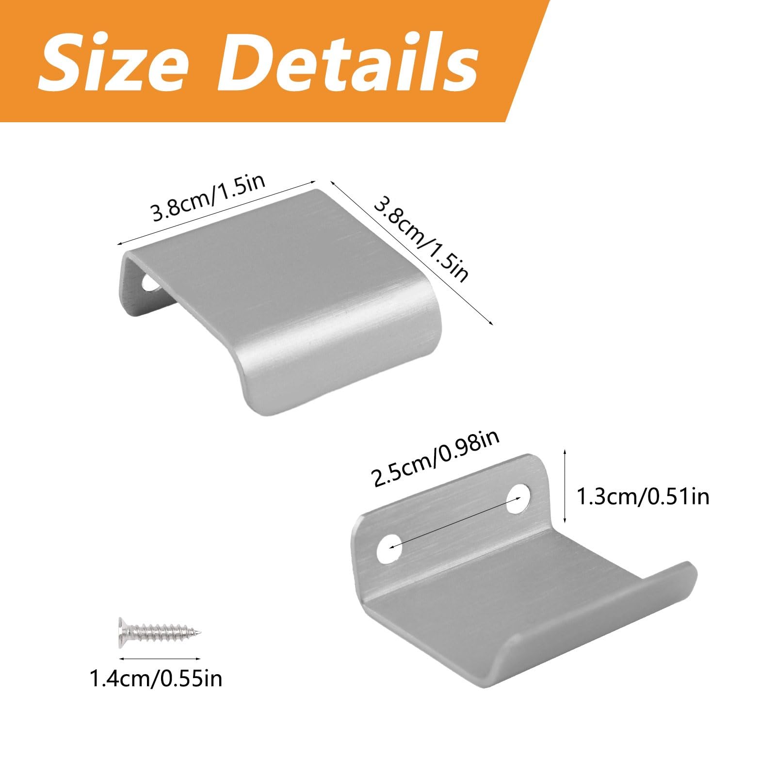 MOROBOR 6 Pack Cabinet Handles - Image 2
