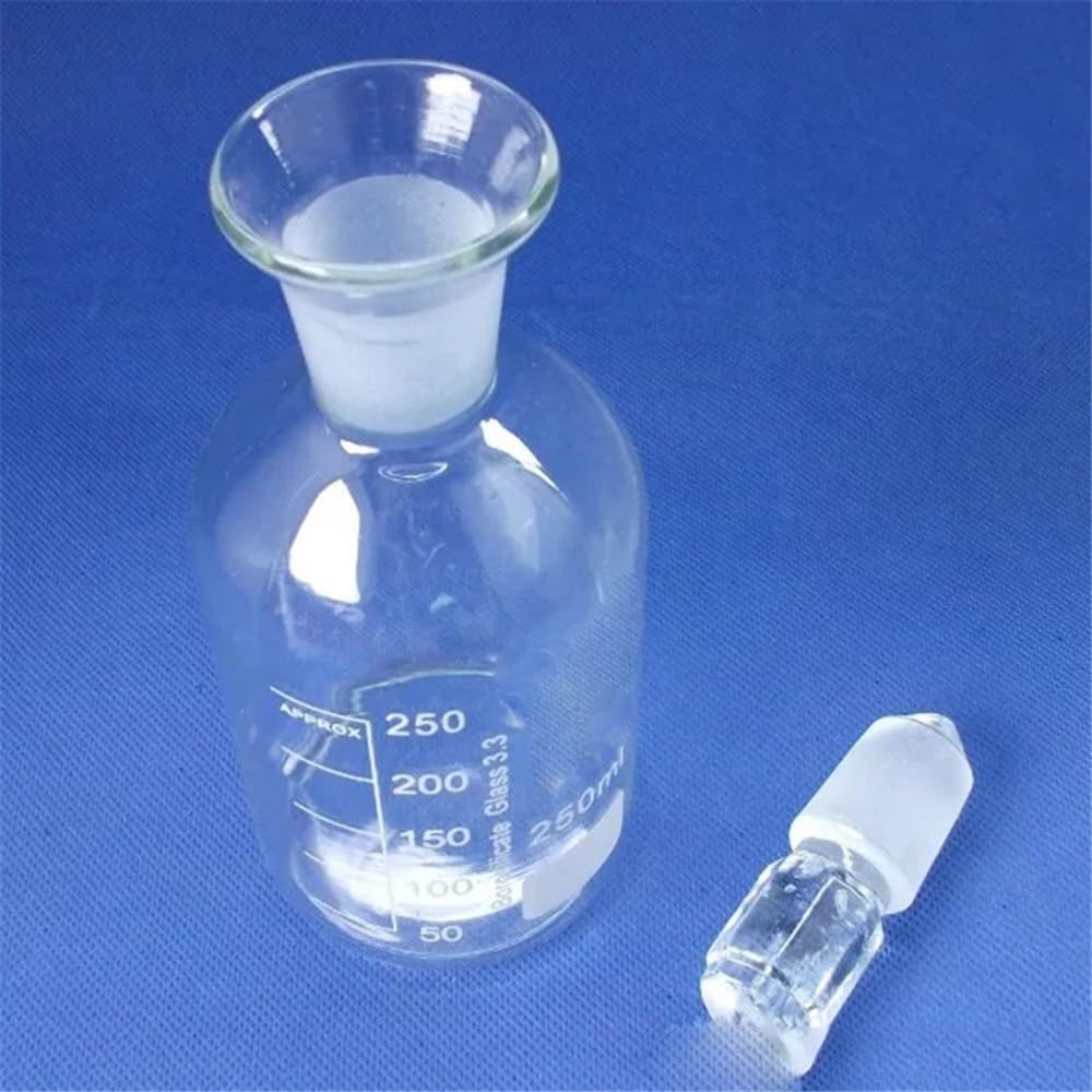Sprzęt i materiały laboratoryjne Zestaw 4 butelek rozpuszczonych szkła 250 ml do użytku laboratoryjnego