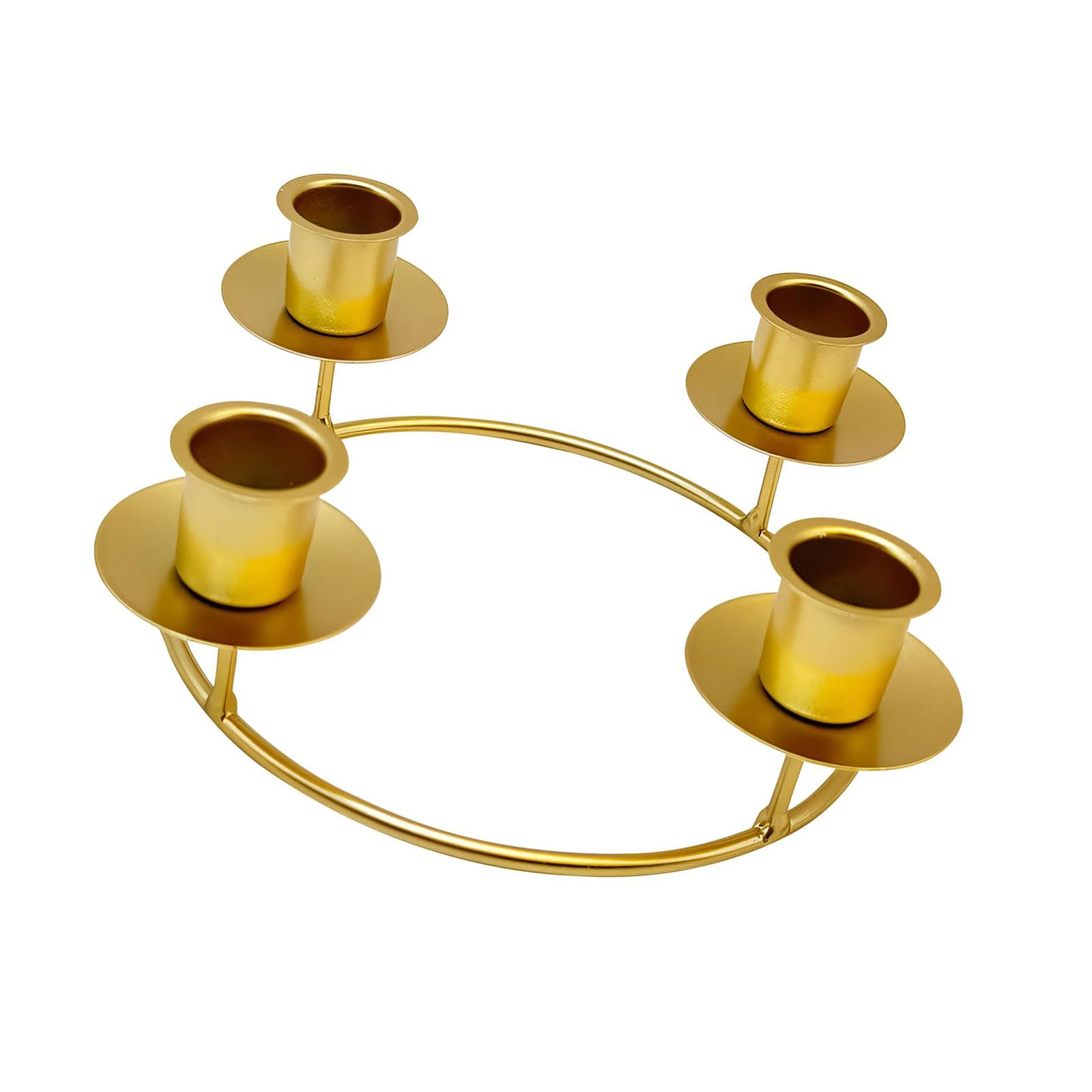 Decorative Stands Iron Taper Holders Candelabra Retro Candlestick Holders for Wedding, Table Centerpieces Iron Taper