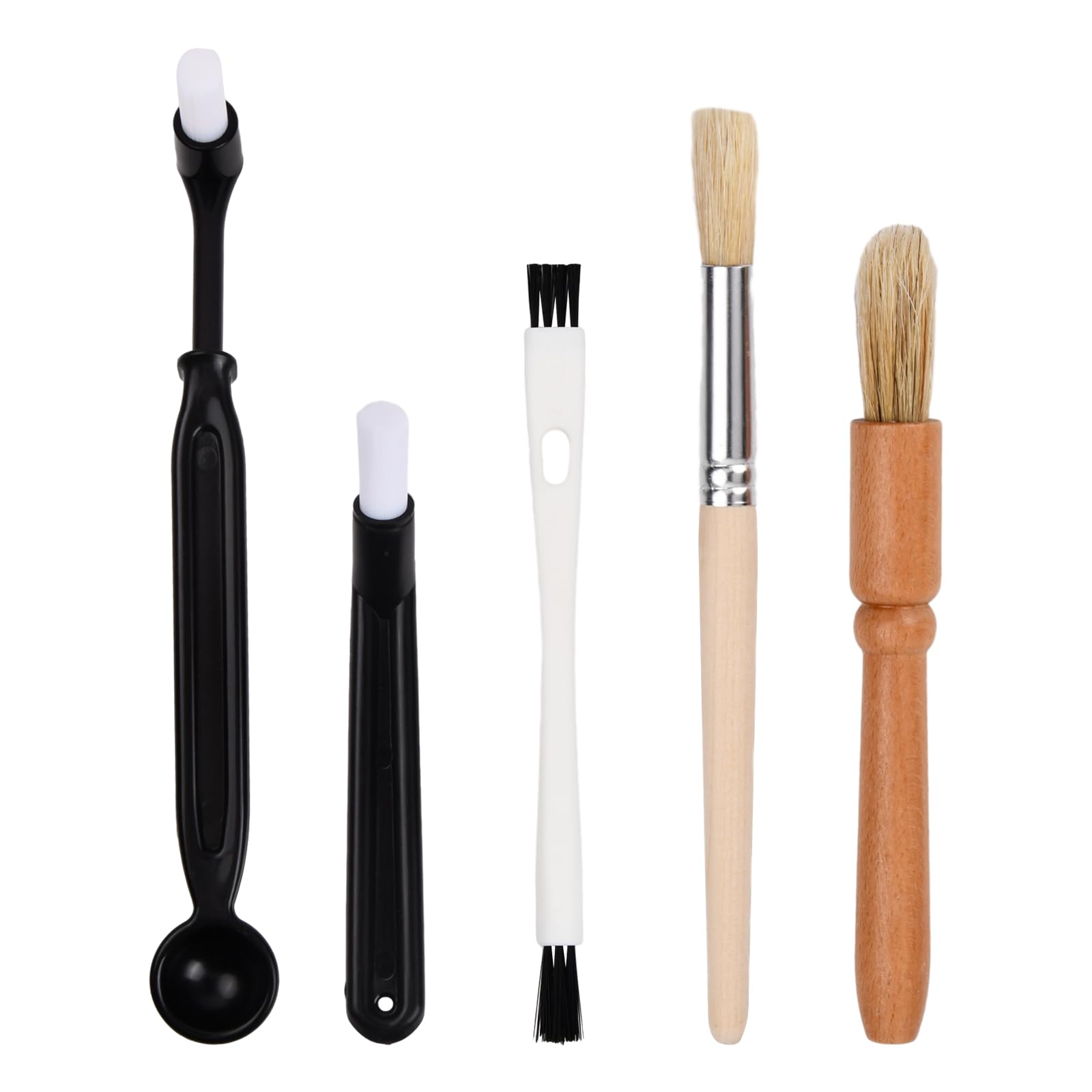 Set 5 Spazzole Per Pulizia Macchina Caffè - Kit Completo Per Barista - Foto 8