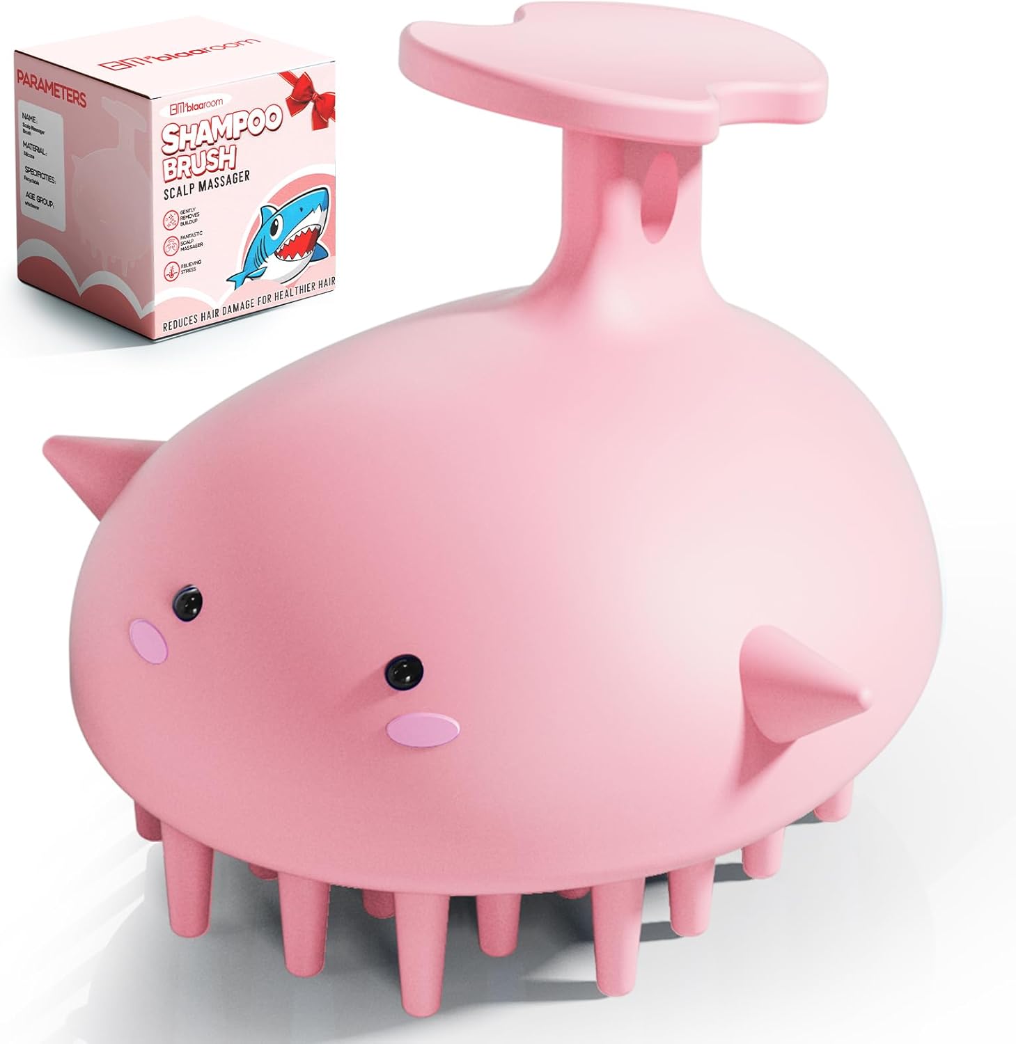 Scalp Massager Hair Growth Shampoo Brush, Silicone...