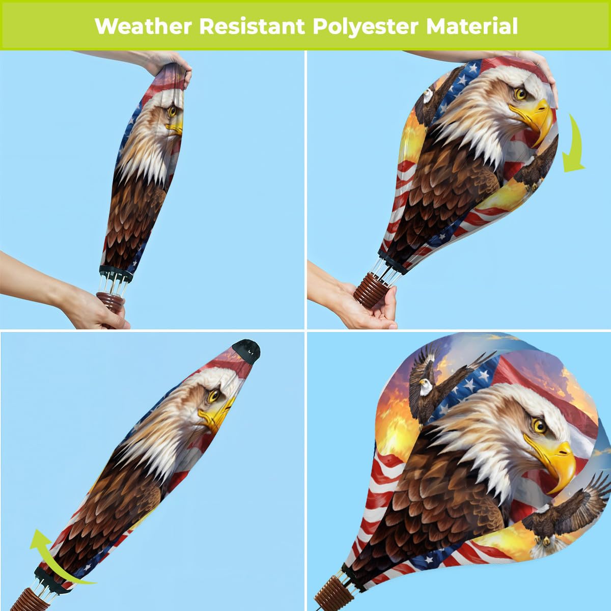Amazon.com: Briarwood Lane Soaring American Eagle Hot Air Balloon