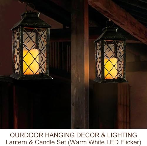 Miniatura 6 de BRIGHT ZEAL luz de ledes solar estilo antorcha con figuras vívidas de tamaño real luces solares de exteriores que cambian de color - luces solares