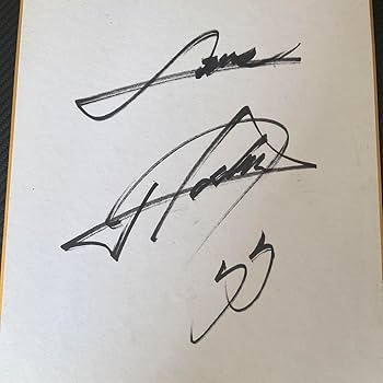 Amazon.co.jp: 侍ジャパン 日本代表 山川穂高 直筆サイン色紙 WBC X